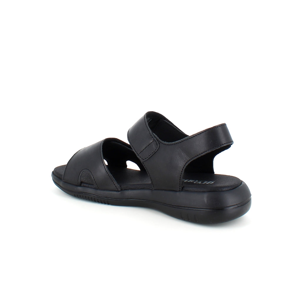 Svart lädersandal från Green Comfort