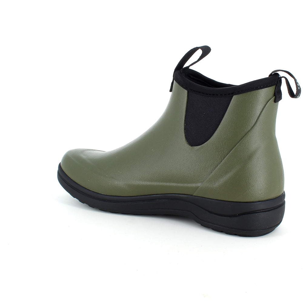 Grön lyxig gummistövel med hålfotsstöd från Green Comfort