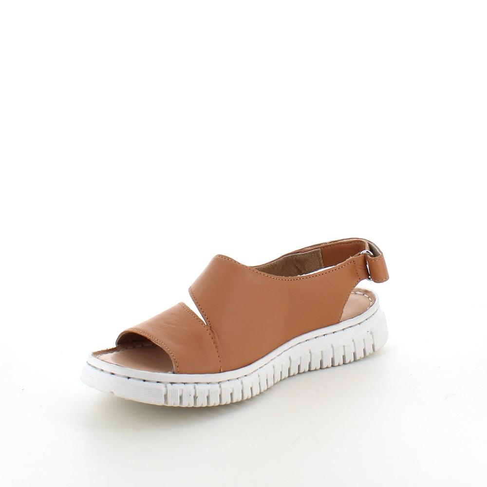 Mjuk brun lädersandal från Relaxshoe