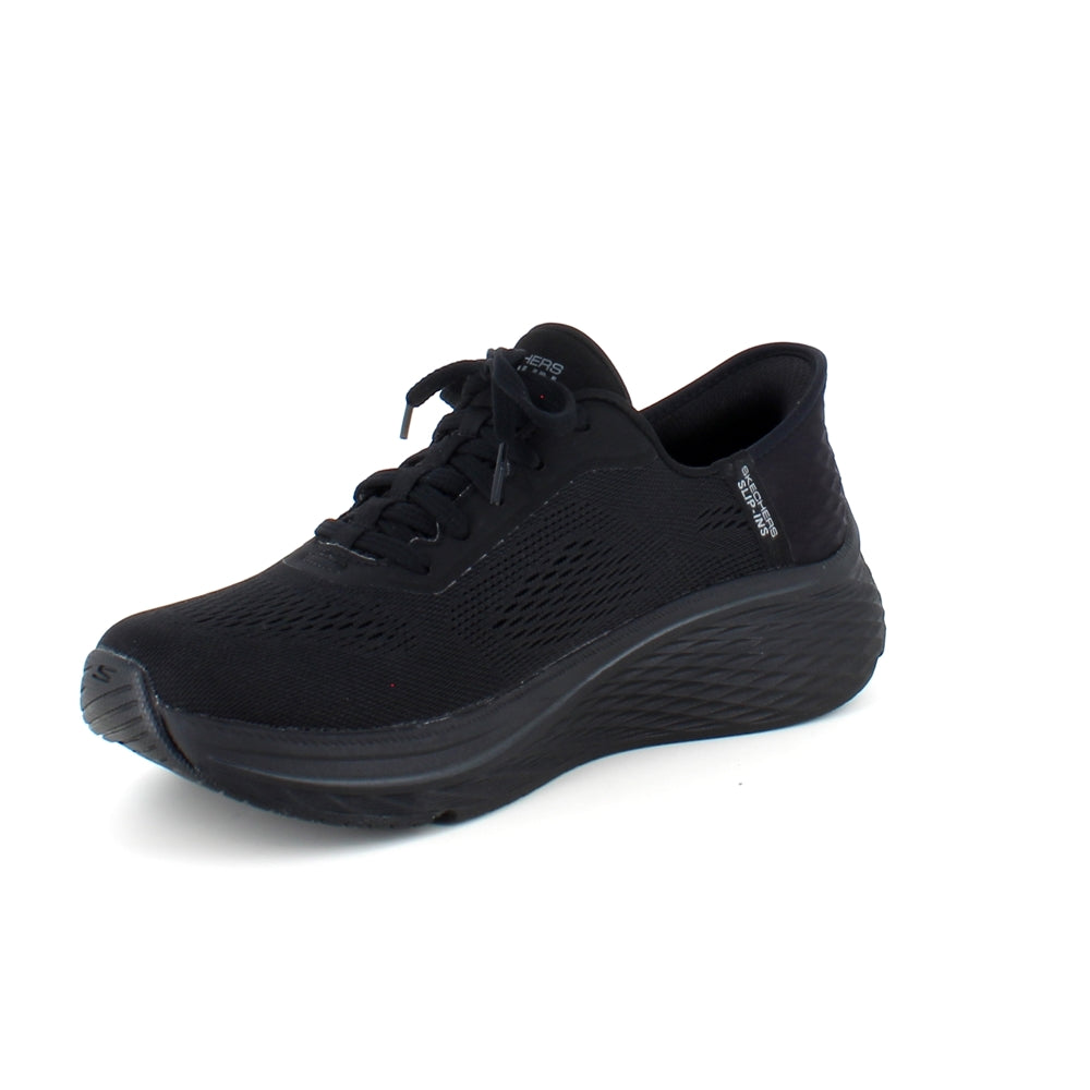 Slip-ins från Skechers med snörning och Max Cushion-sula