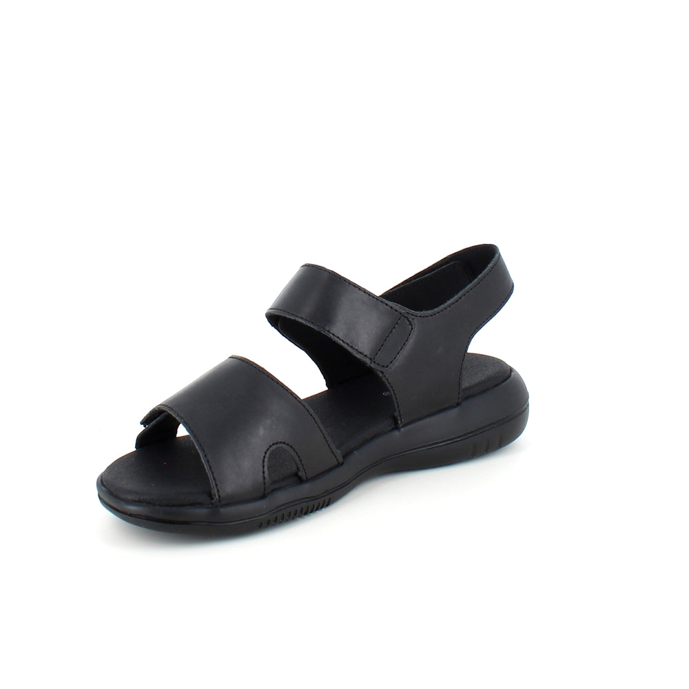 Svart lädersandal från Green Comfort