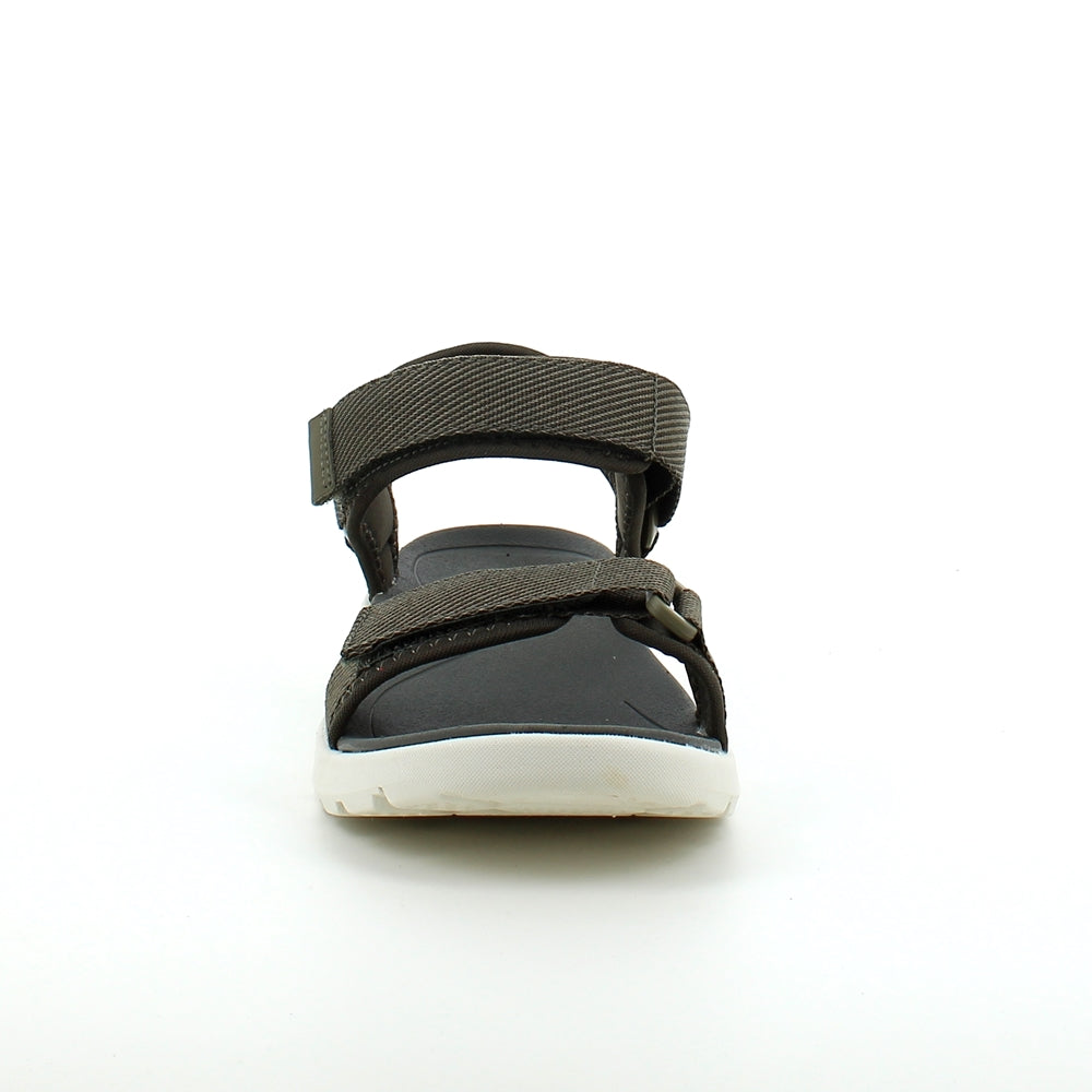 Olivgrön lätt sandal med breda remmar från Cruz
