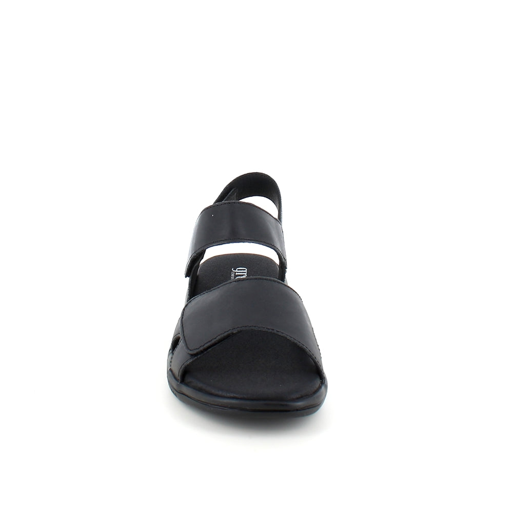 Svart lädersandal från Green Comfort