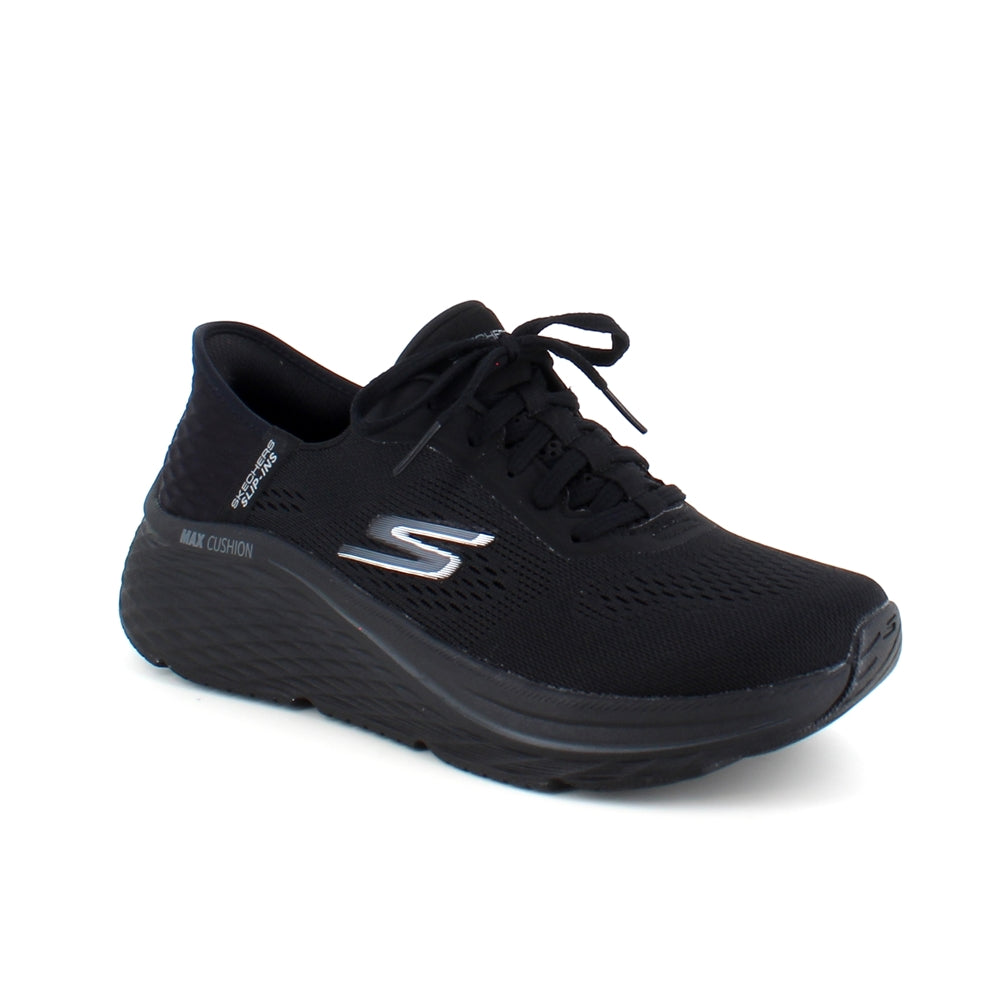 Slip-ins från Skechers med snörning och Max Cushion-sula