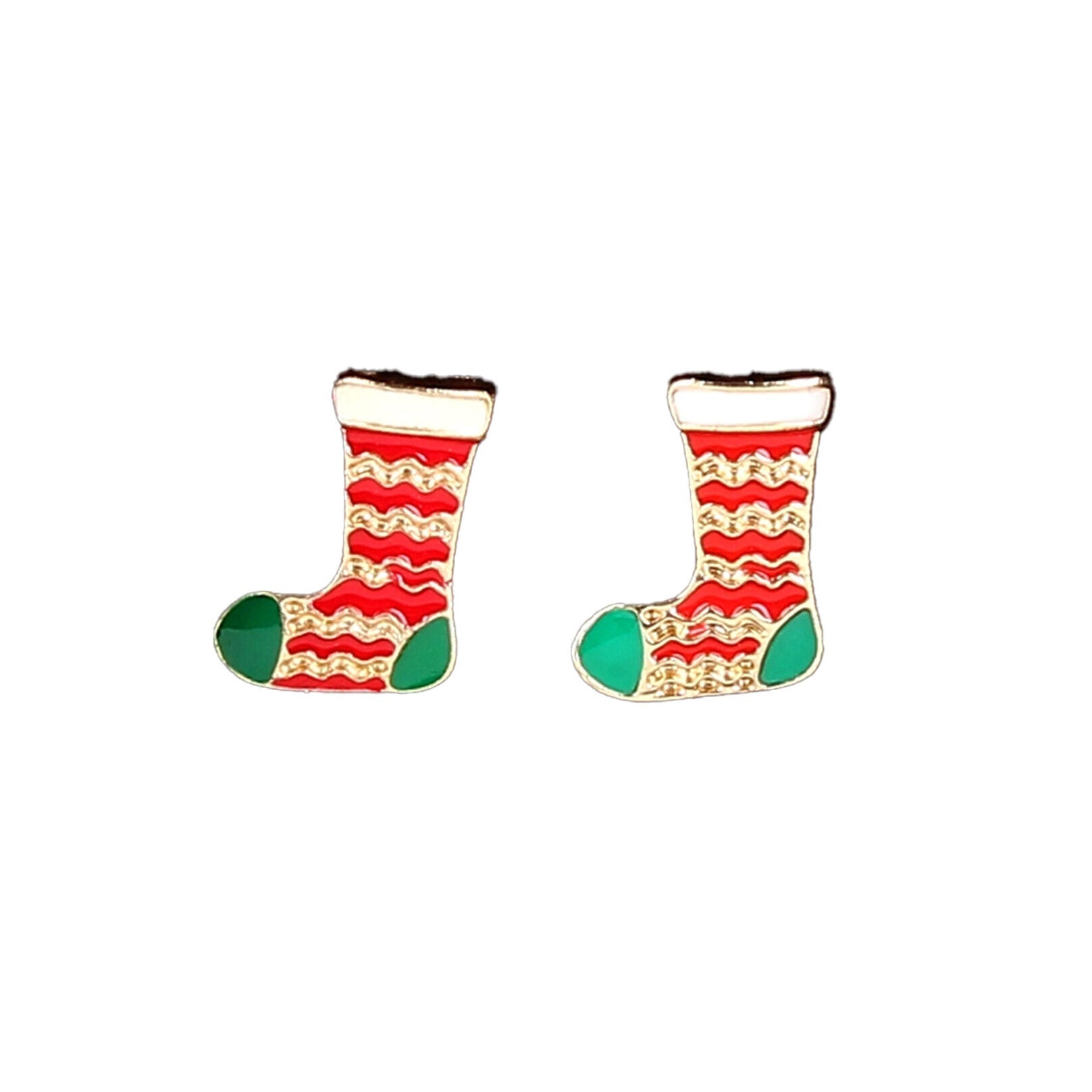 Örhängen med julsockor