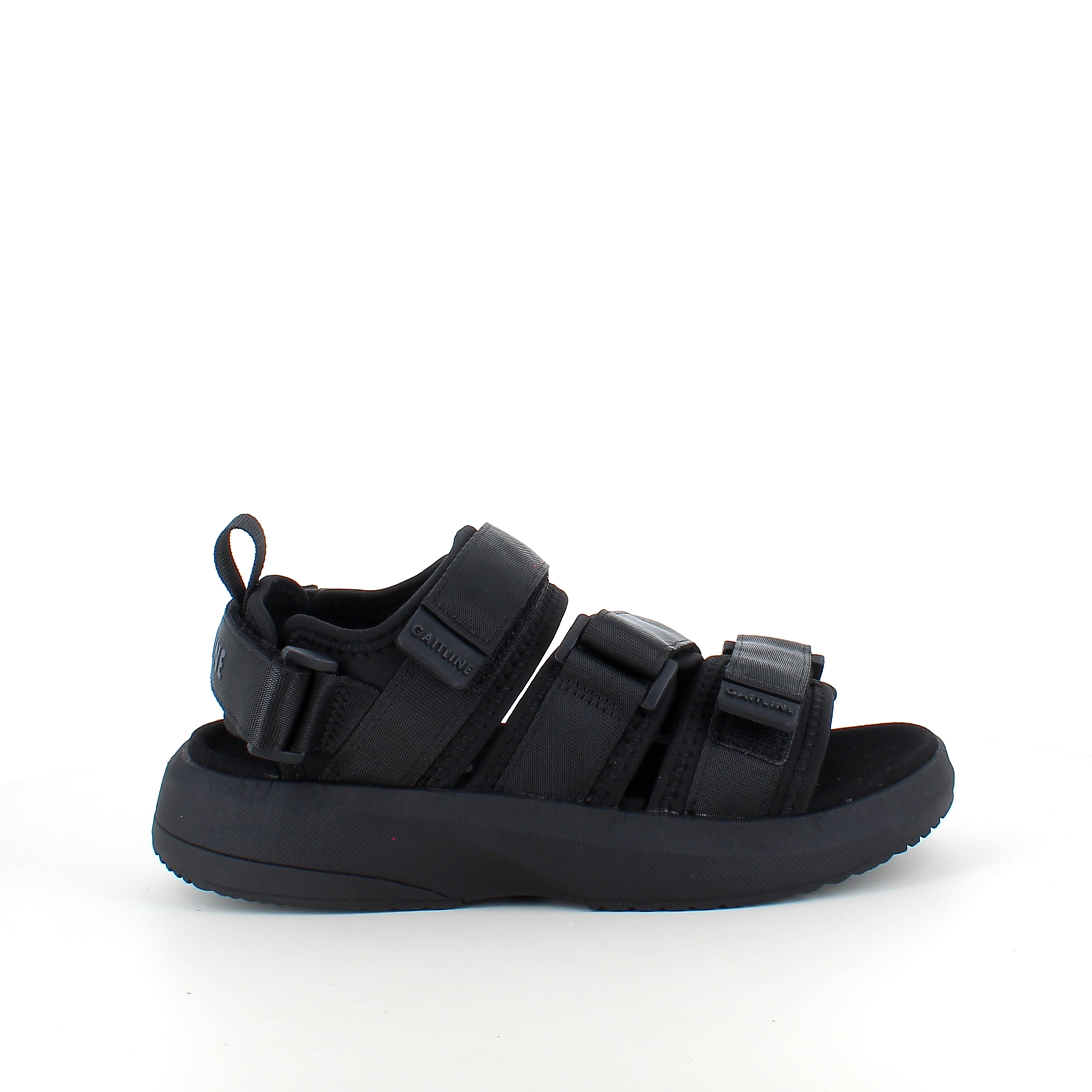 Gaitline Flow SP sandal – svart sandal med hålfotsstöd & IGNITE-skum