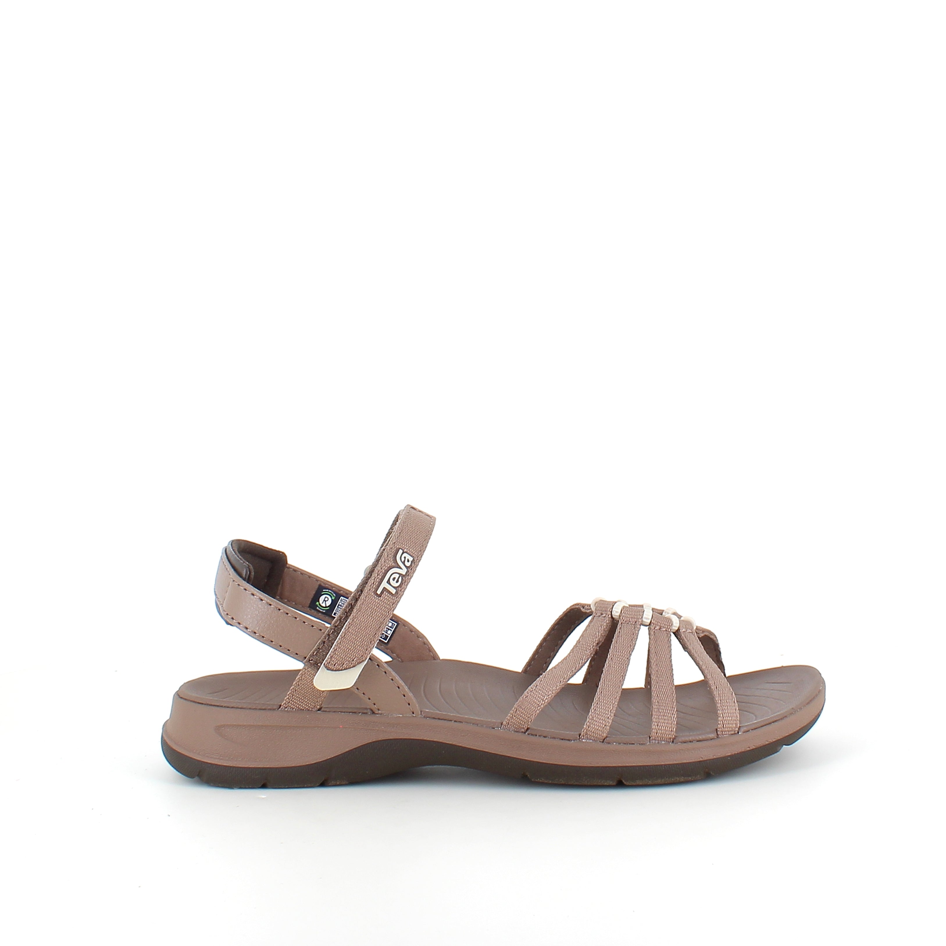 Brun Teva Tirra Traveler-sandal – lätt, med hålfotsstöd och perfekt passform