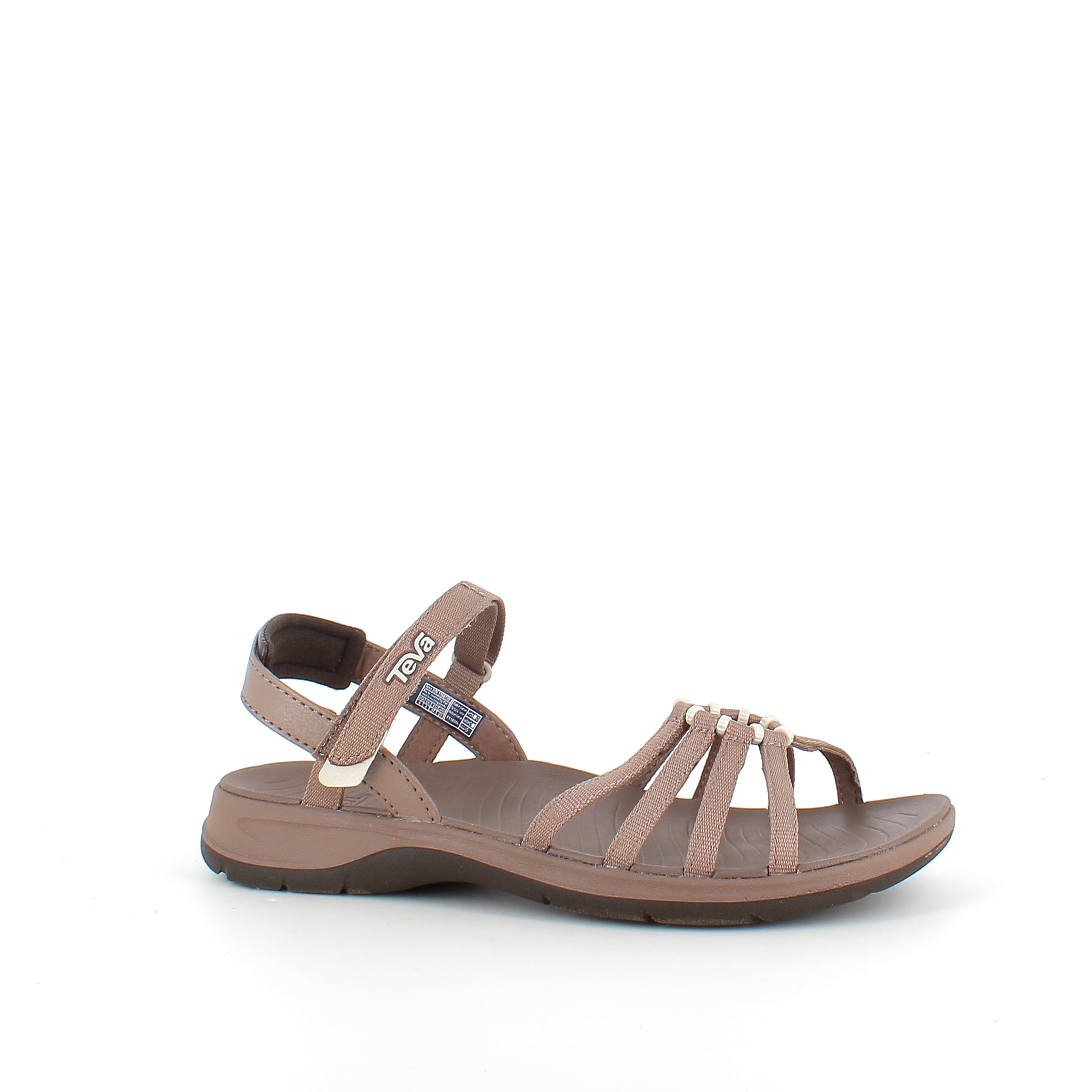 Brun Teva Tirra Traveler-sandal – lätt, med hålfotsstöd och perfekt passform