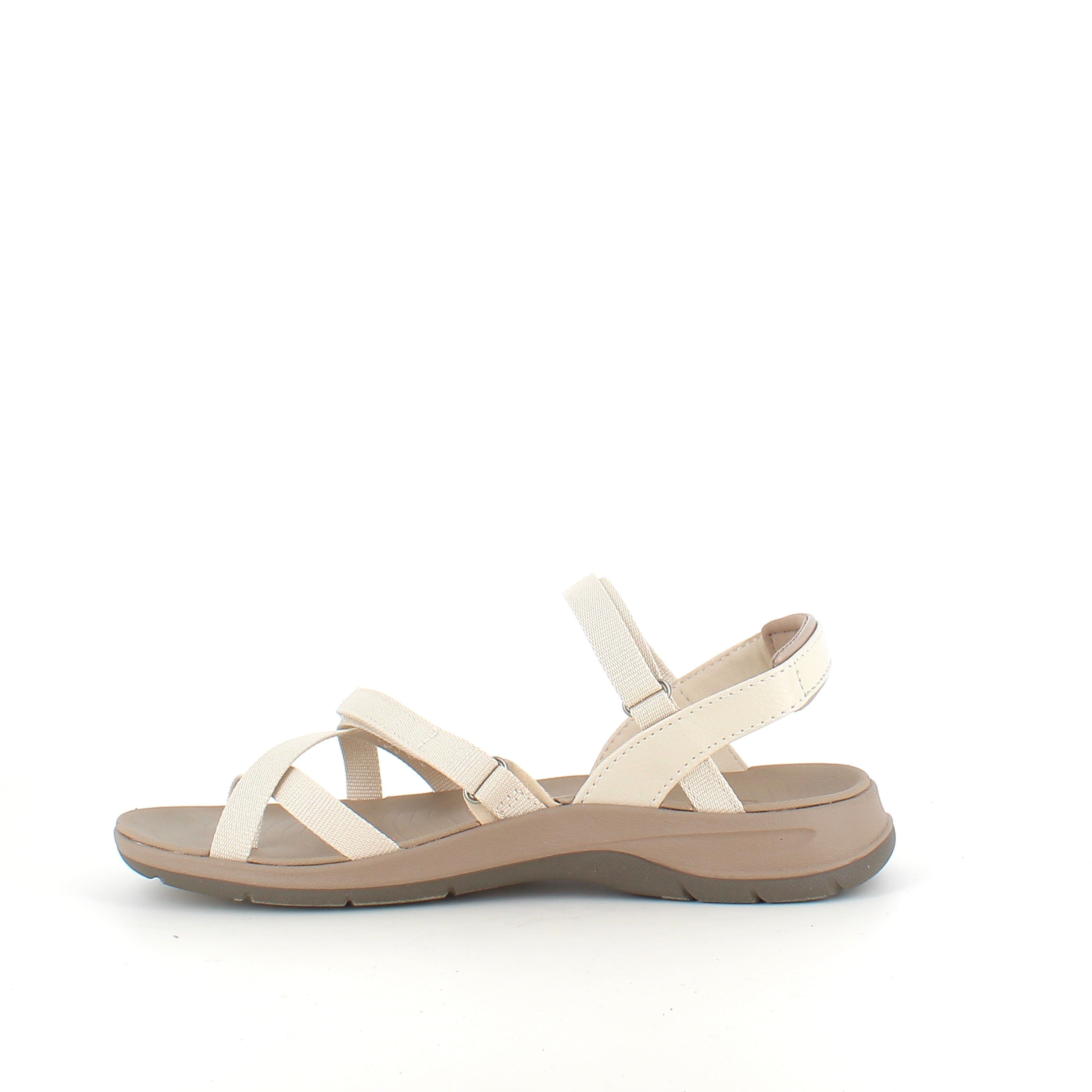 Beige Teva Tirra sandal med hålfotsstöd och lätt stötdämpning