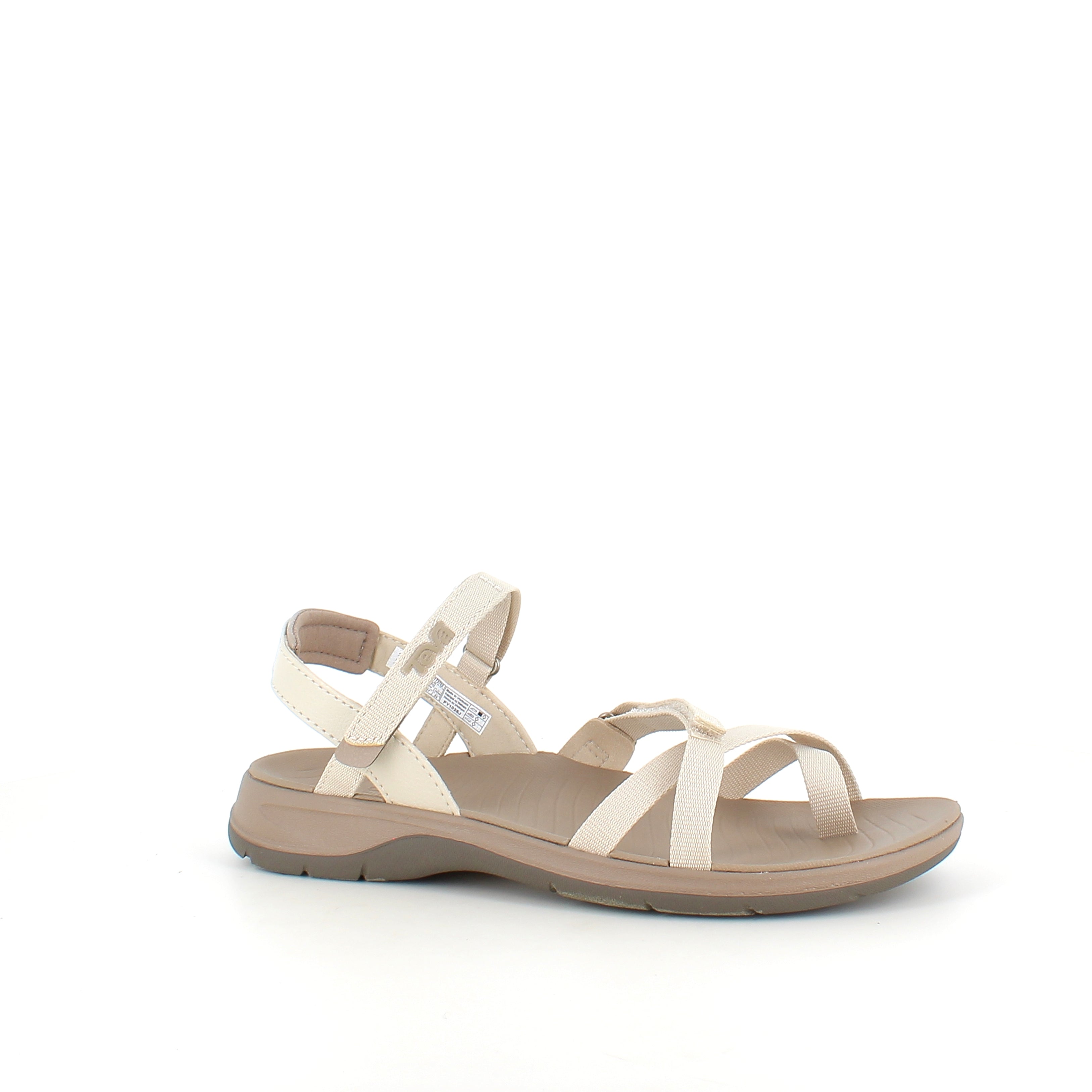 Beige Teva Tirra sandal med hålfotsstöd och lätt stötdämpning