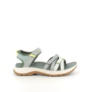 Grön Teva-sandal med fotvalvsstöd och extra komfort