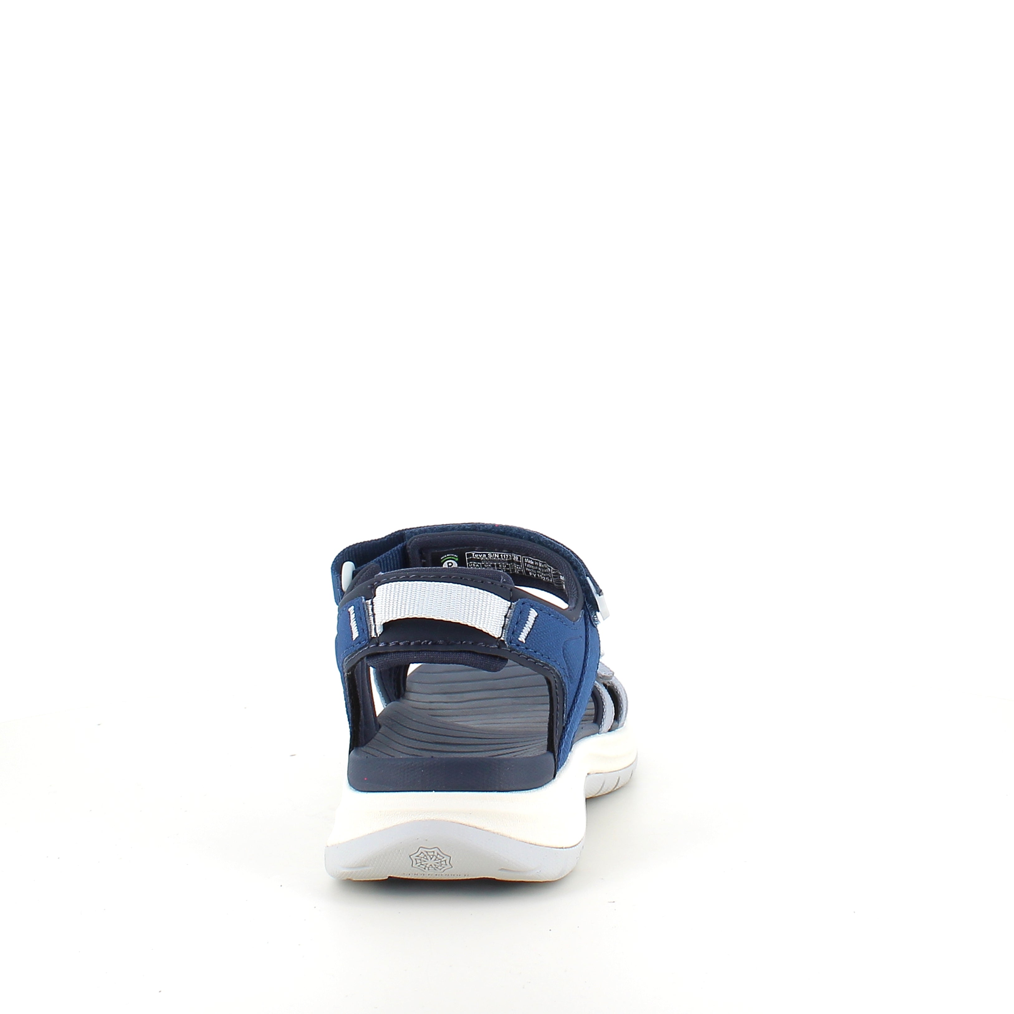 Blå Teva-sandal med hålfotsstöd och extra komfort