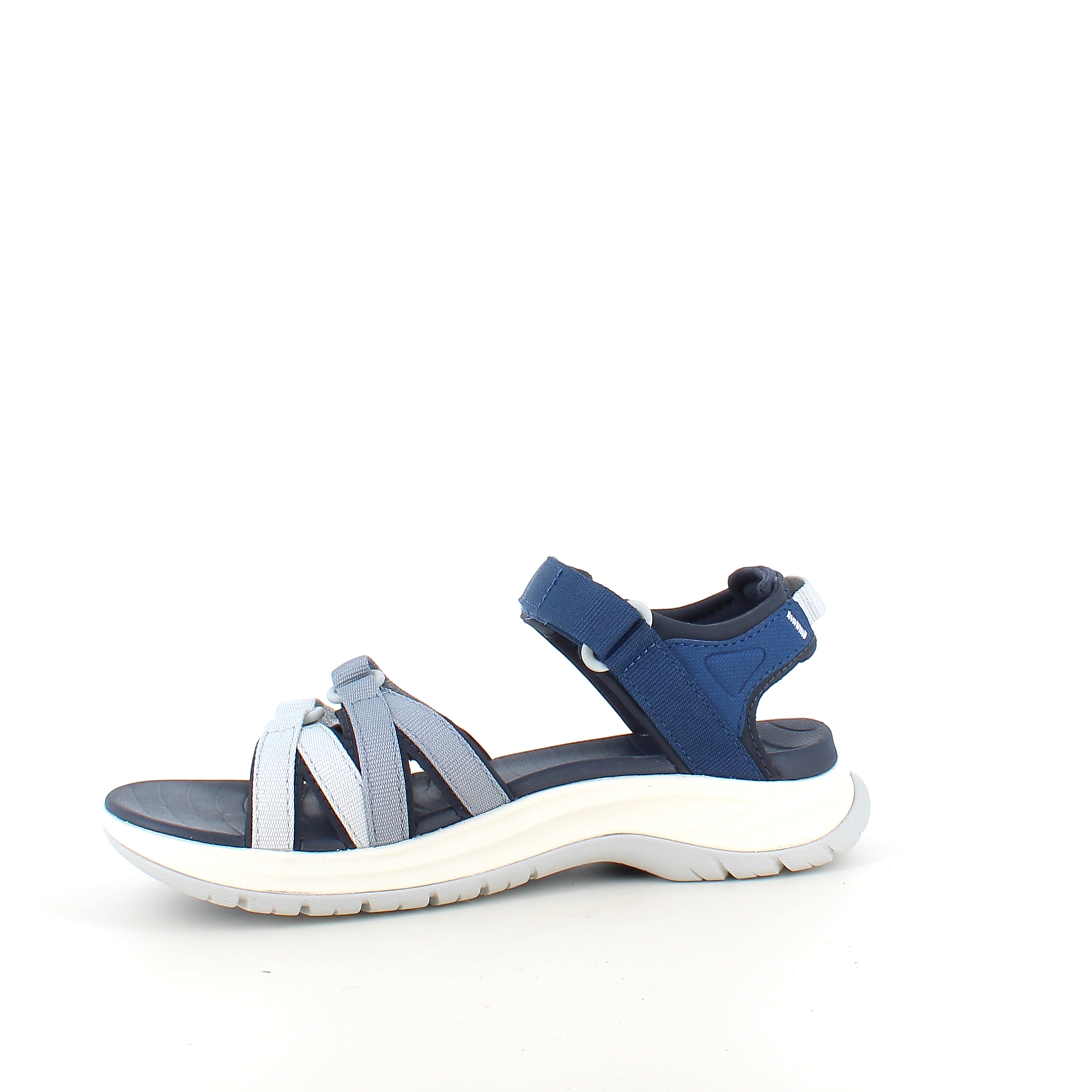 Blå Teva-sandal med hålfotsstöd och extra komfort