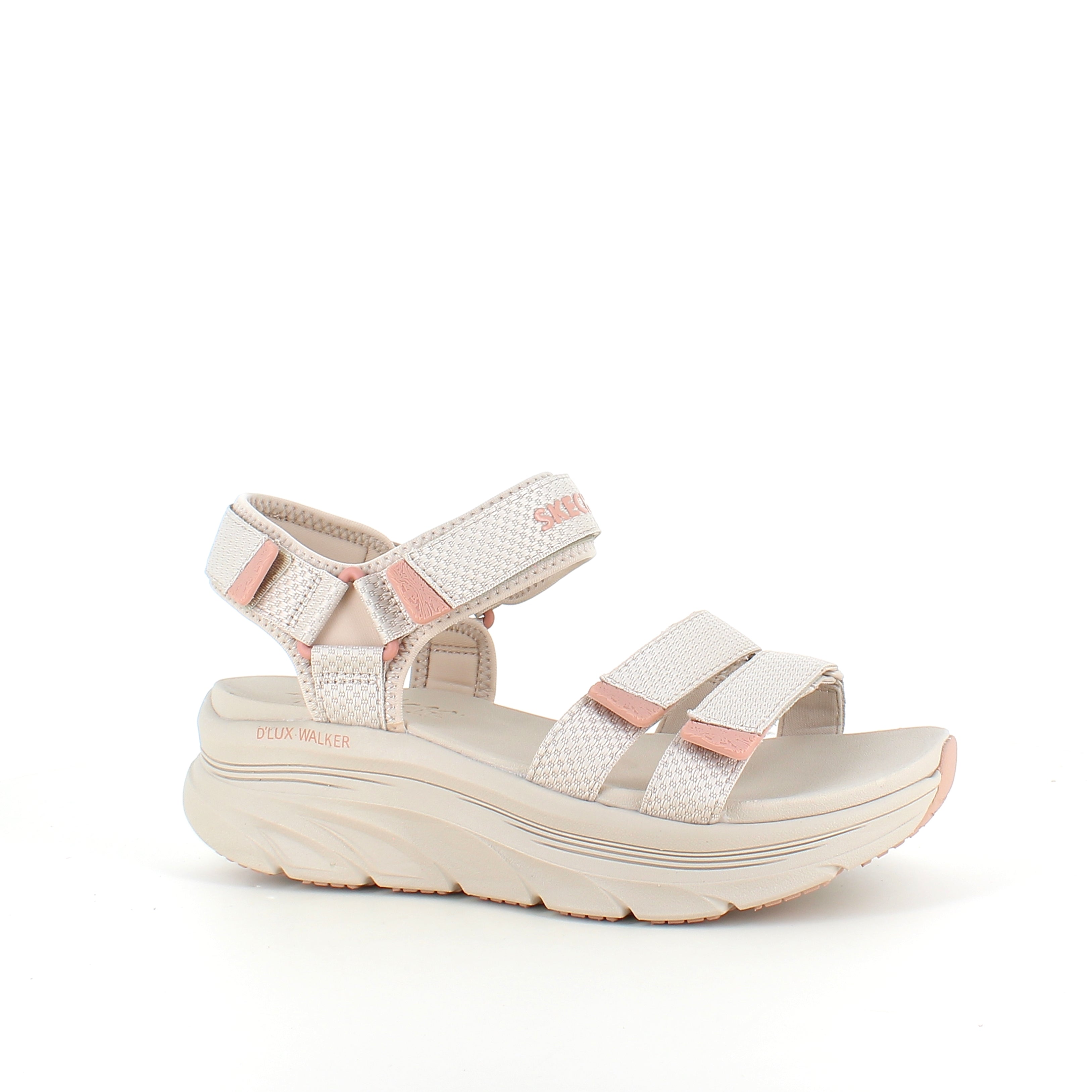 Skechers D’Lux Walker sandaler – rymlig & mjuk komfort för långa dagar på fötterna
