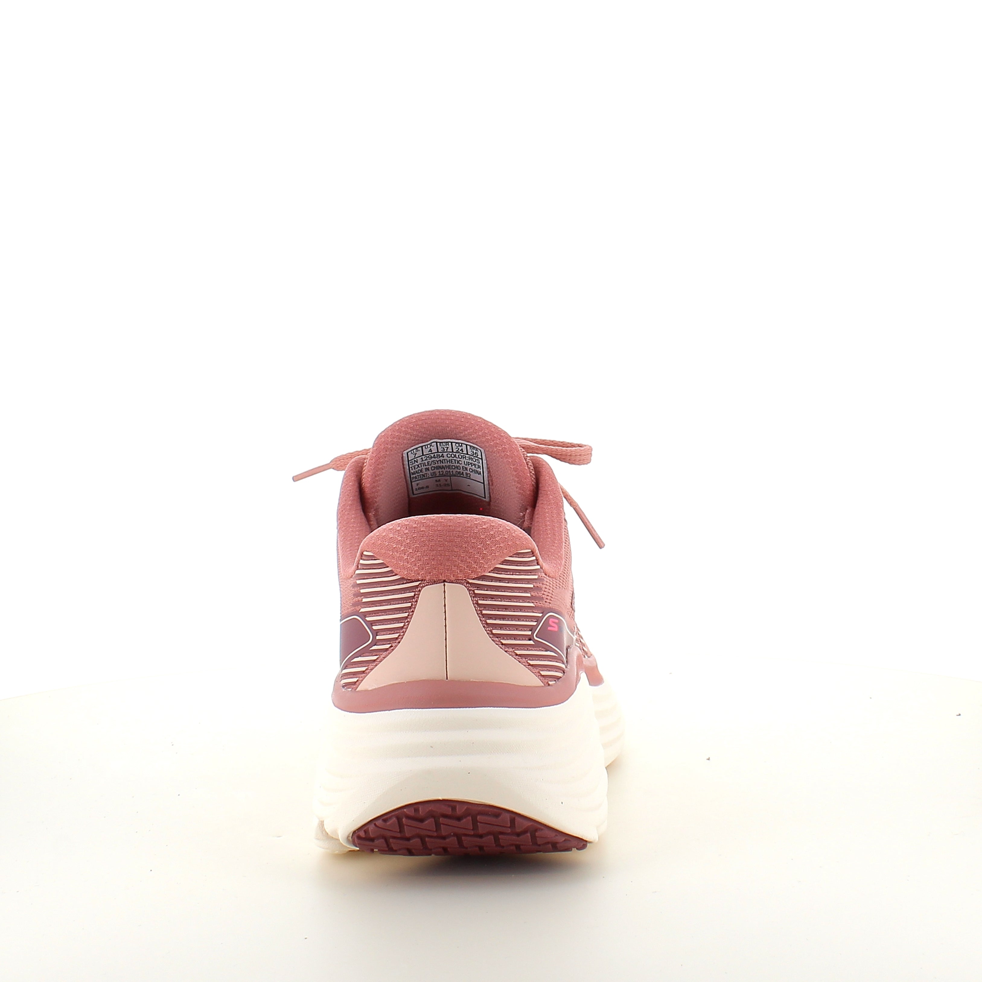 Skechers Max Cushioning Rosa slip-on sneaker med maximal stötdämpning