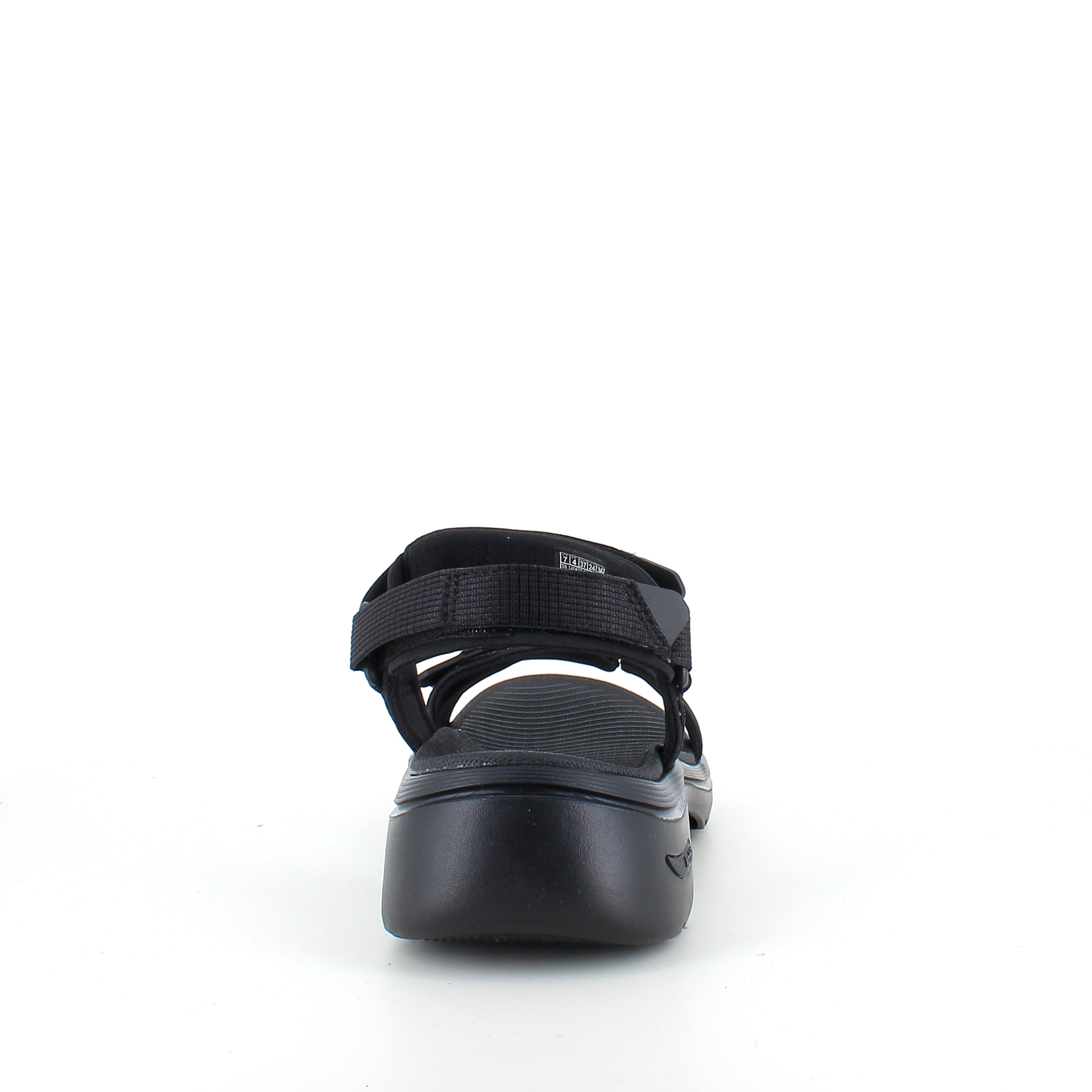 Skechers GO WALK sandal i svart – komfortsandal med fotvalvsstöd & stötdämpning