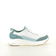 Skechers Slip-ins – Contour Foam Cozy Fit – vit/grön