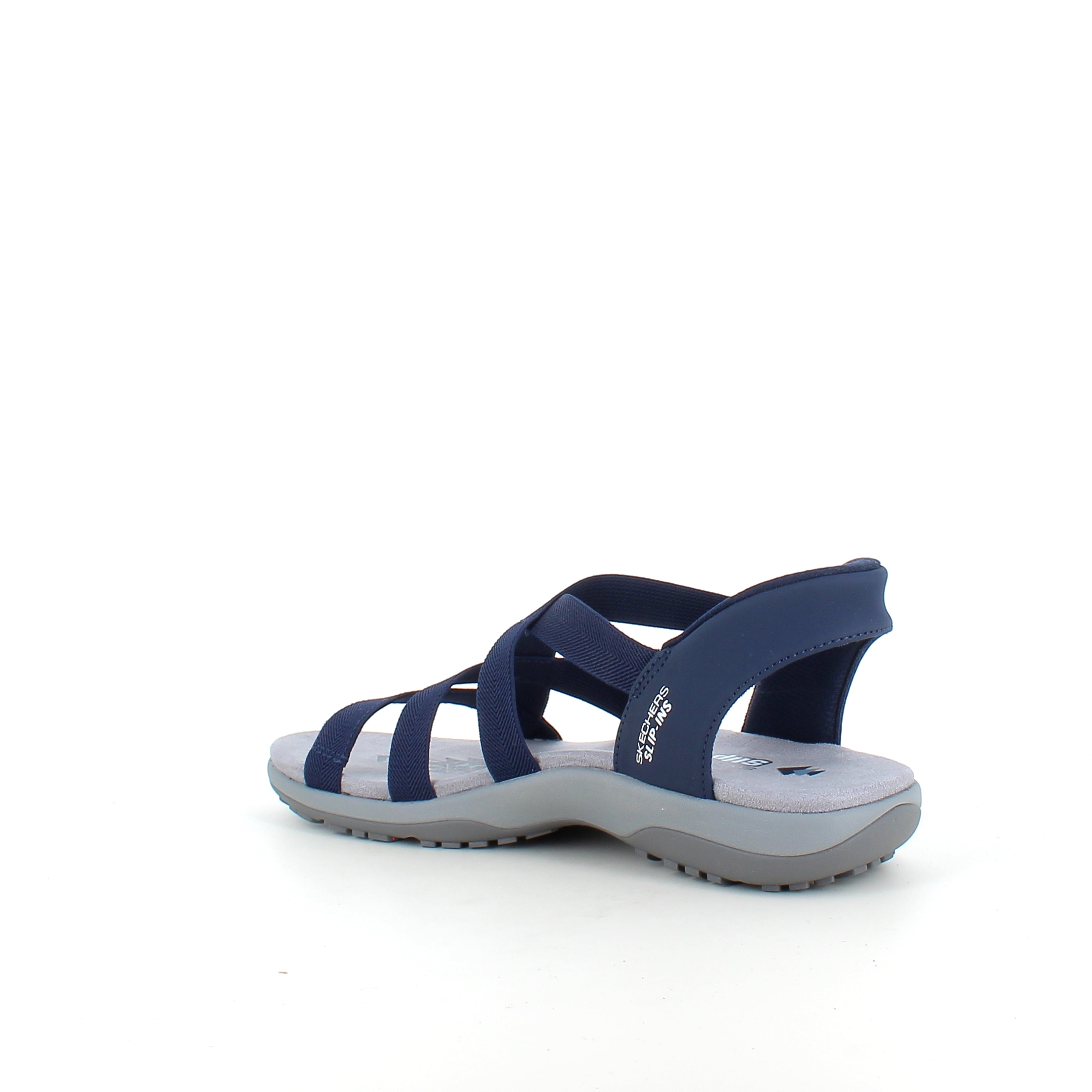 Skechers Slip-ins-sandal i navy – lätt, flexibel och bekväm sandal