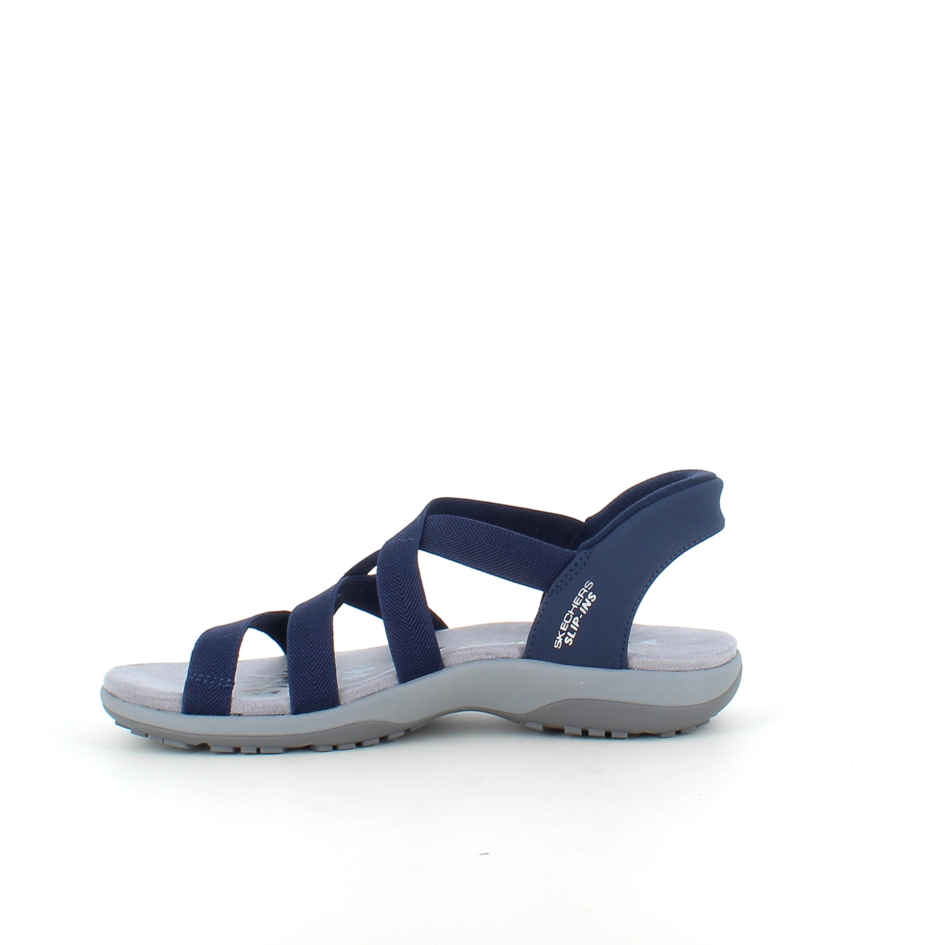 Skechers Slip-ins-sandal i navy – lätt, flexibel och bekväm sandal