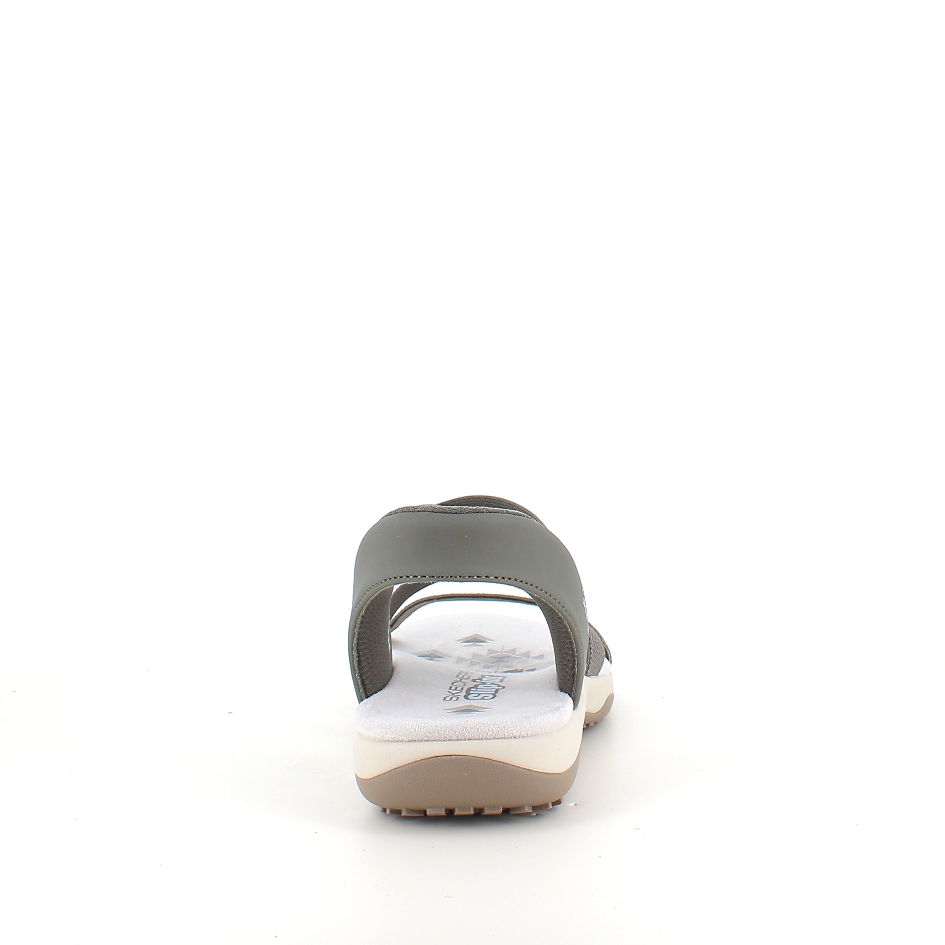 Skechers Slip-ins-sandal i olivgrön – lätt, flexibel och bekväm