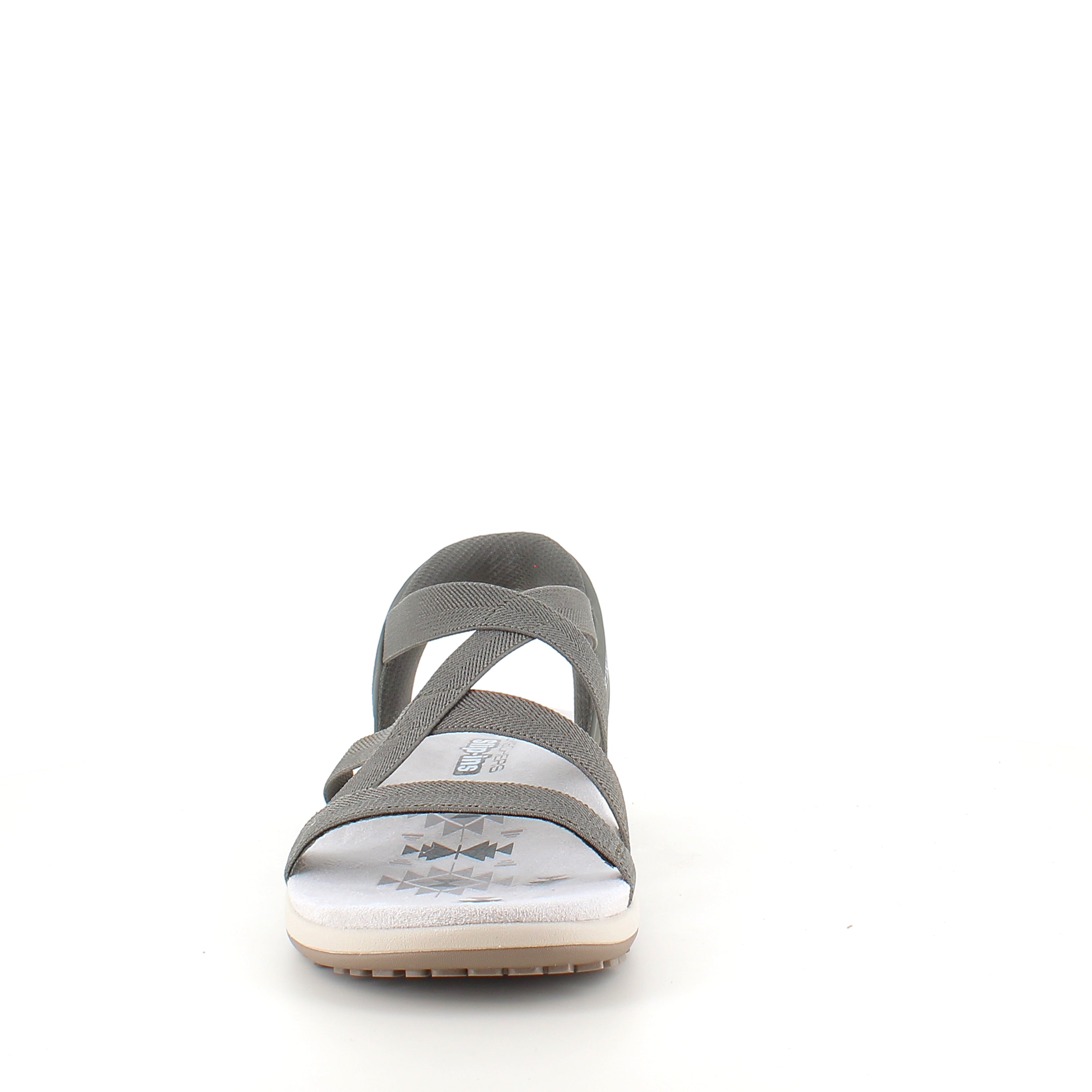 Skechers Slip-ins-sandal i olivgrön – lätt, flexibel och bekväm