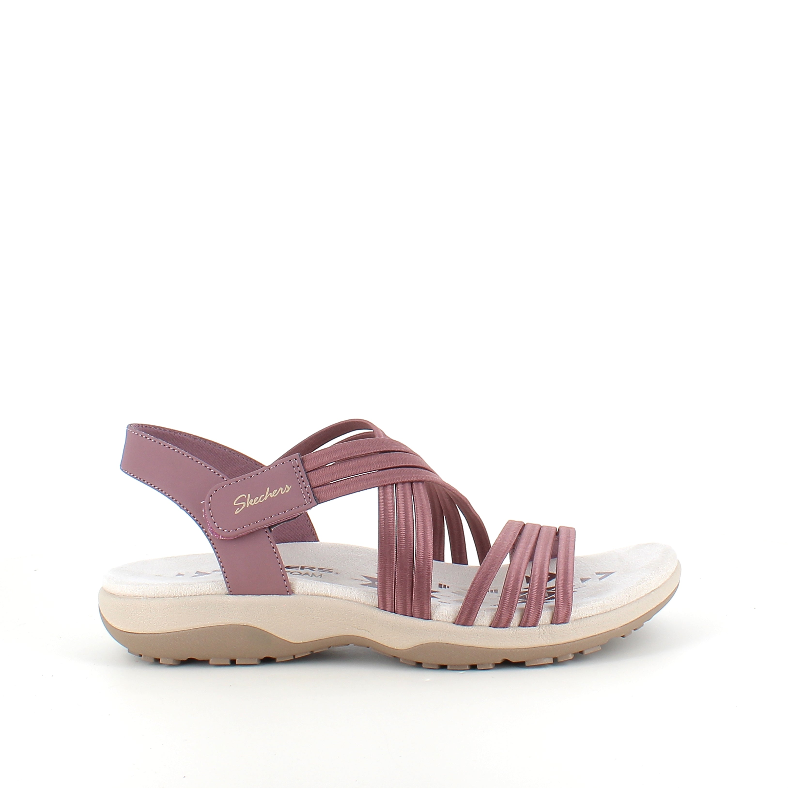 Skechers sandaler med elastiska remmar – lätt, flexibel & tvättbar