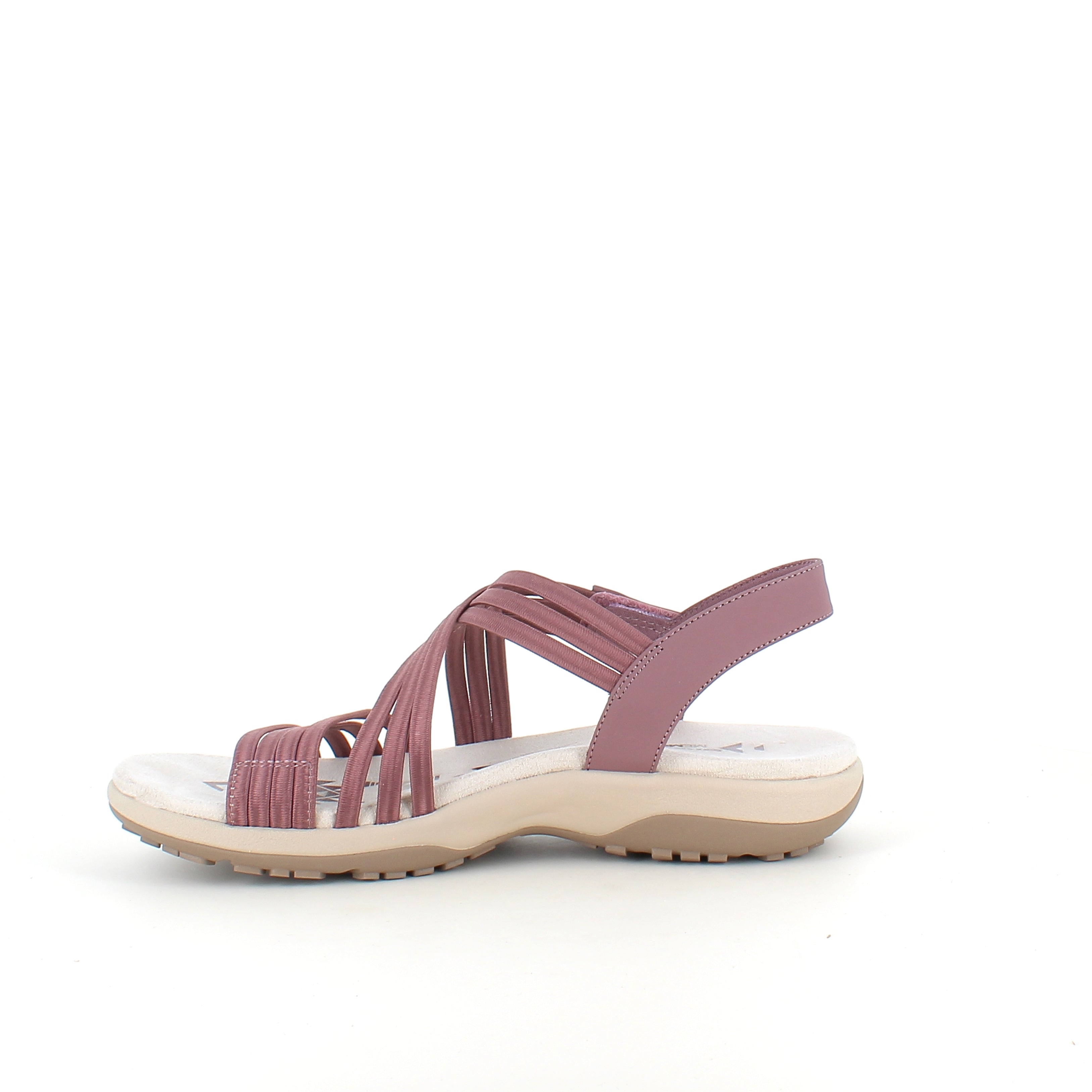 Skechers sandaler med elastiska remmar – lätt, flexibel & tvättbar