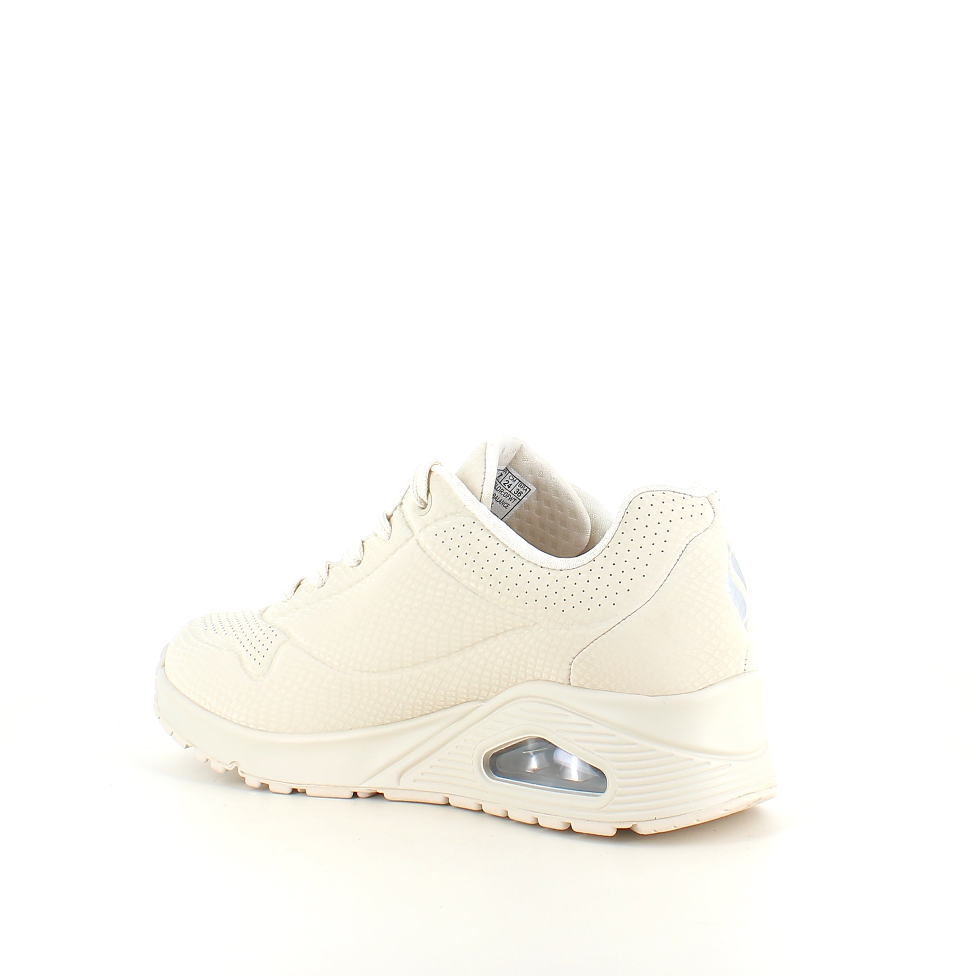 Skechers Street™ UNO – Shiny Scale – Krämvit
