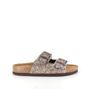 CPH Comfort Bio sandal med spännen i Gold Glitter – komfort och elegant utseende