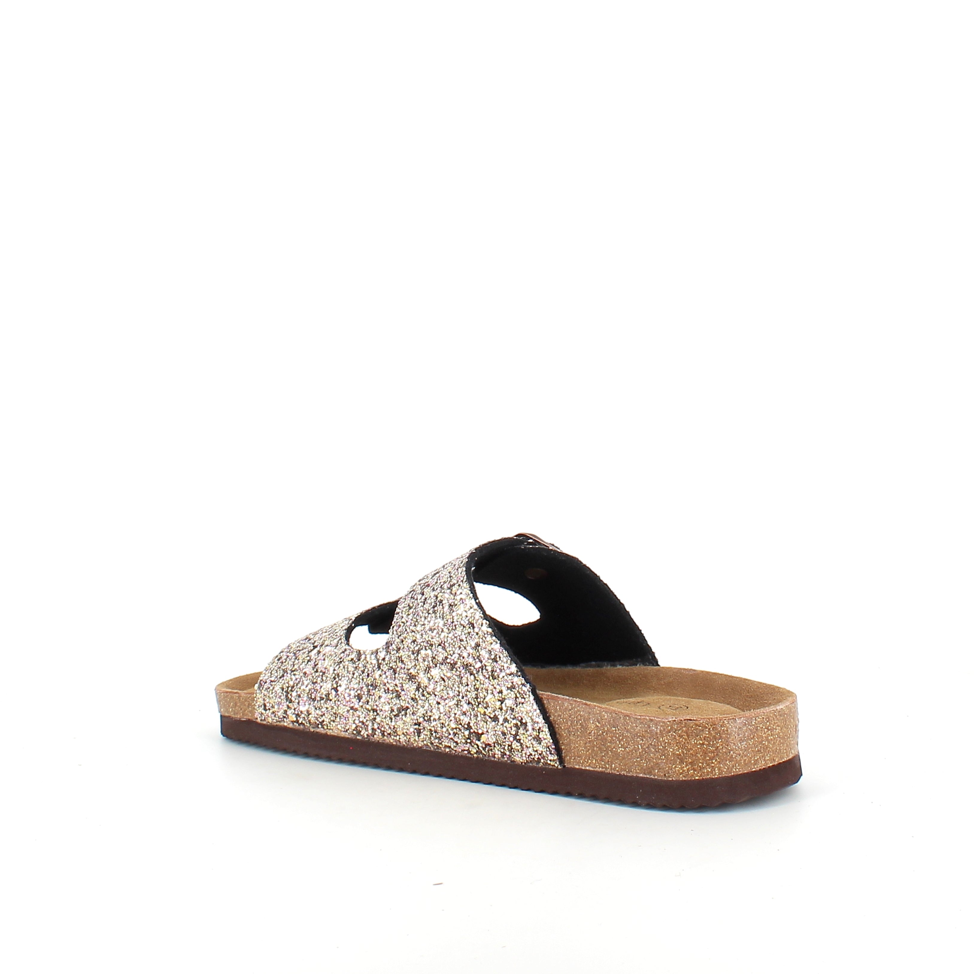 CPH Comfort Bio sandal med spännen i Gold Glitter – komfort och elegant utseende