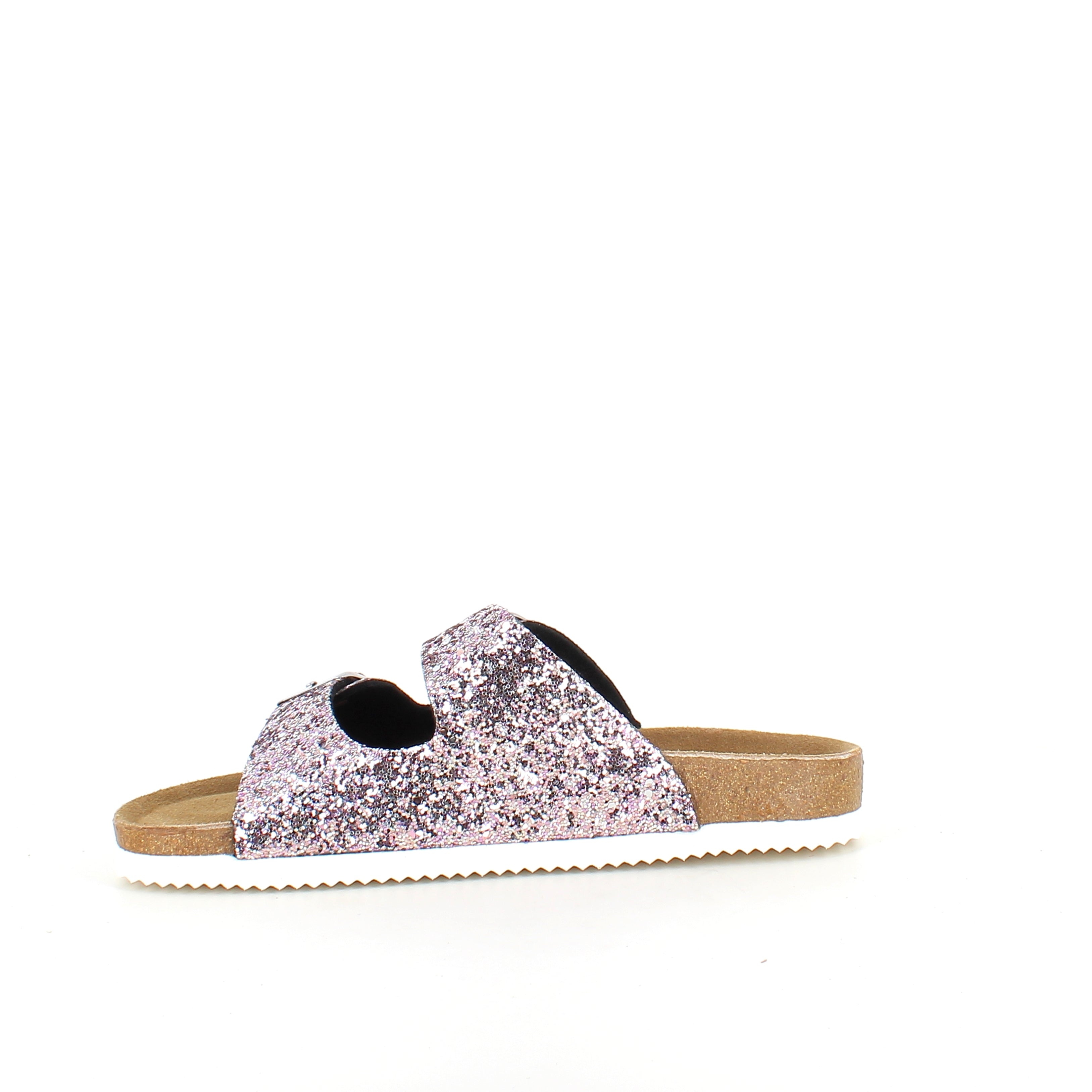 CPH Comfort Bio sandal med spännen i Rose Glitter – mjuk komfort & feminint uttryck