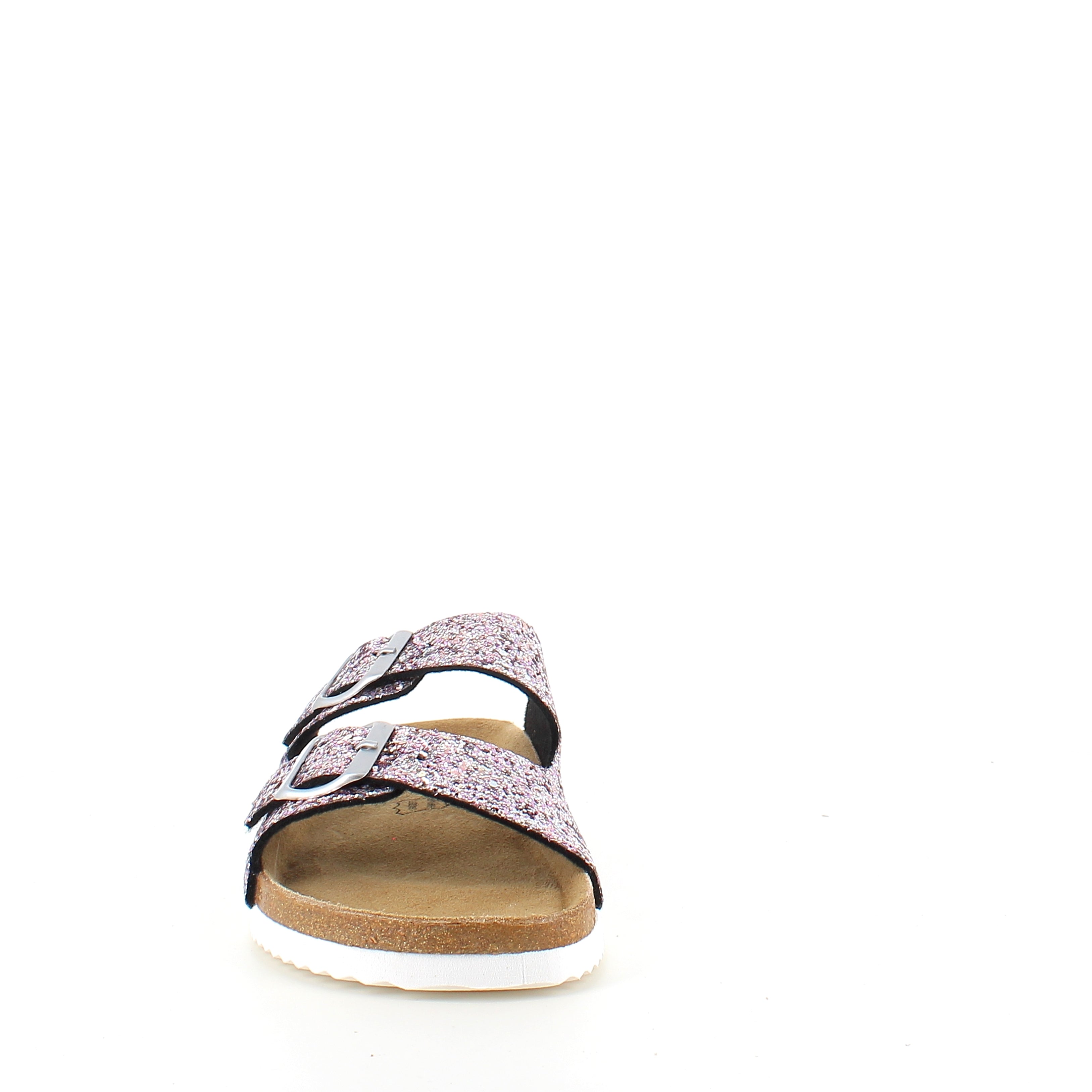 CPH Comfort Bio sandal med spännen i Rose Glitter – mjuk komfort & feminint uttryck