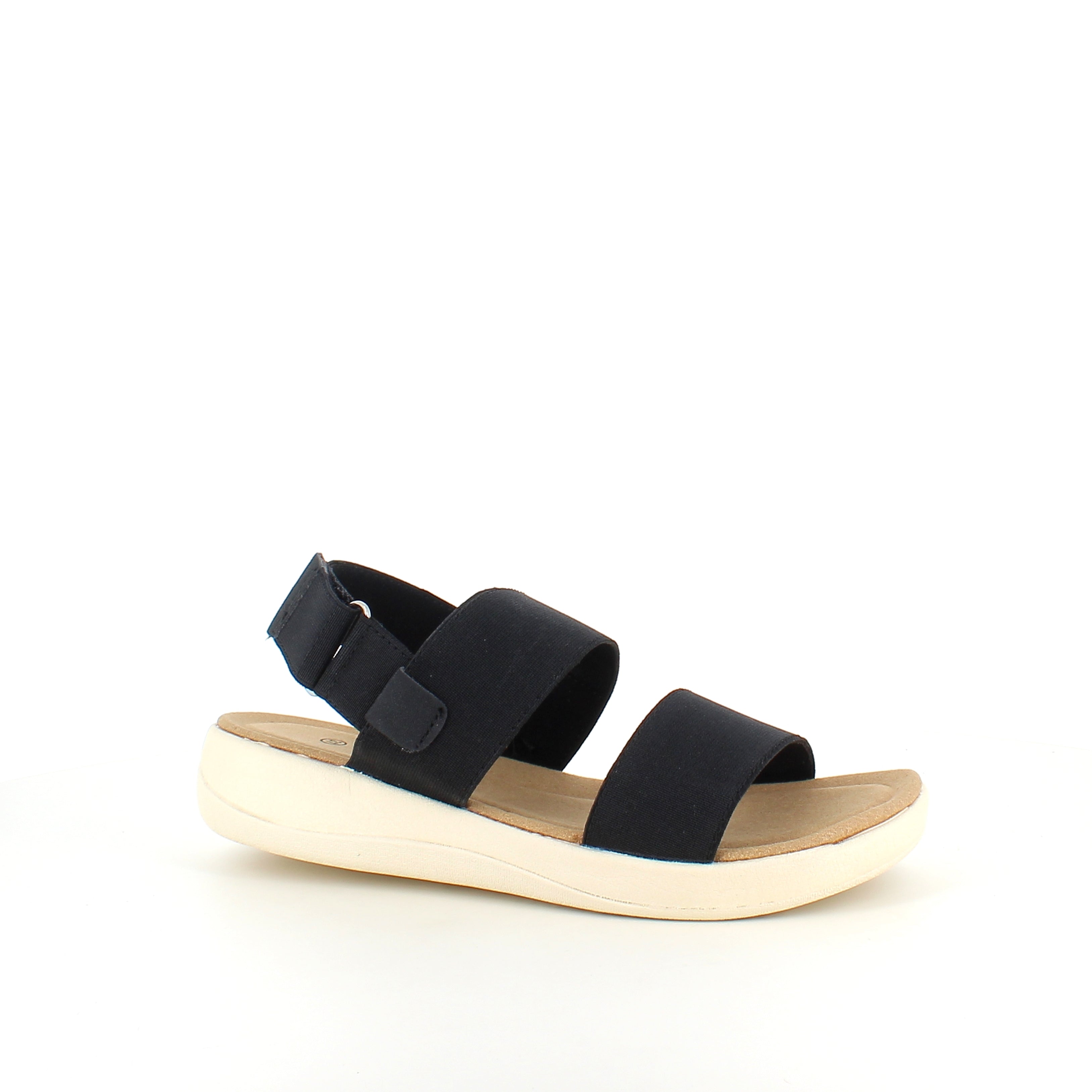 Svart CPH Comfort-sandal – mjuk, stödjande och flexibel sandal för arbete och vardag