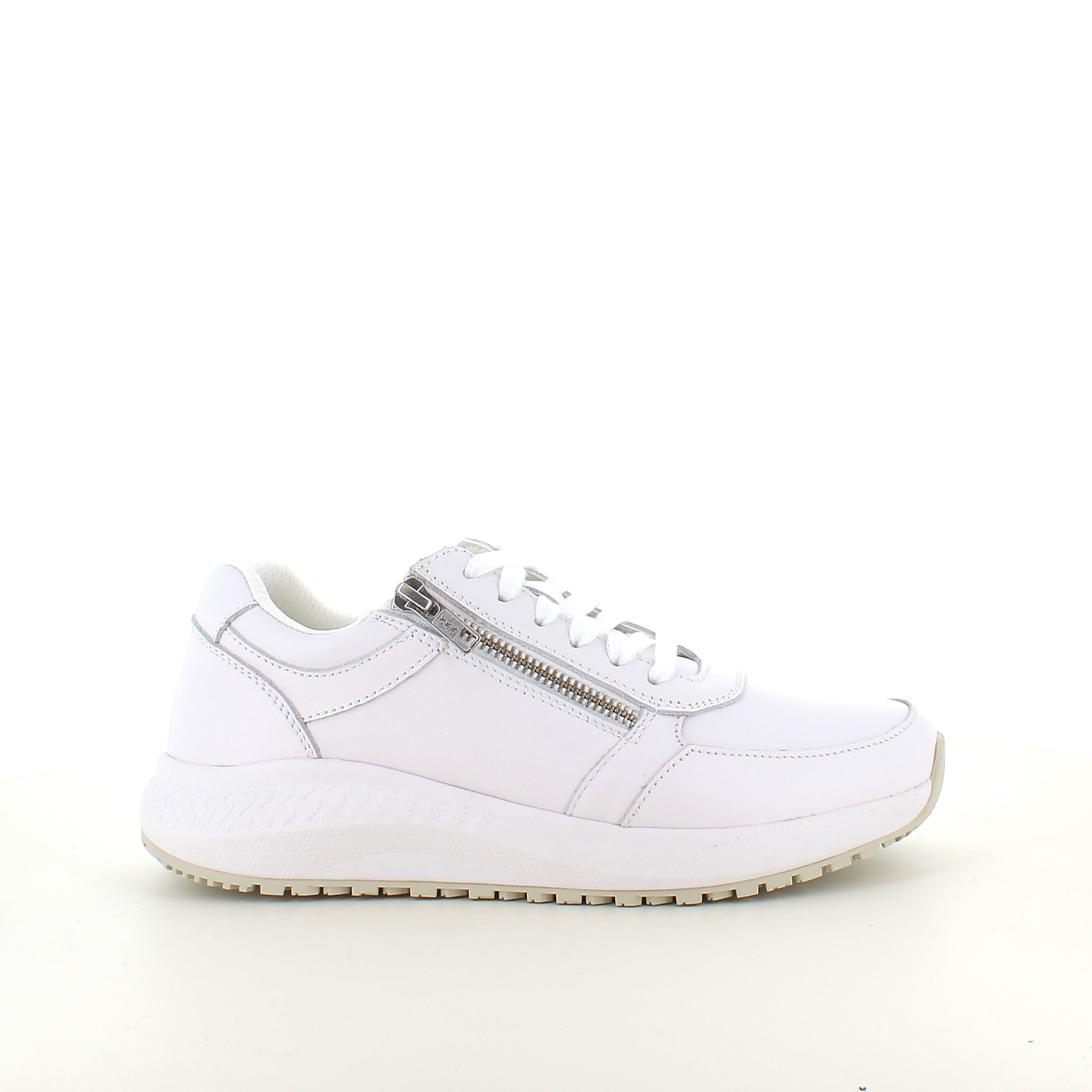 Zigga Zehra sneaker från Green Comfort – vit komfortsko i anilinskinn