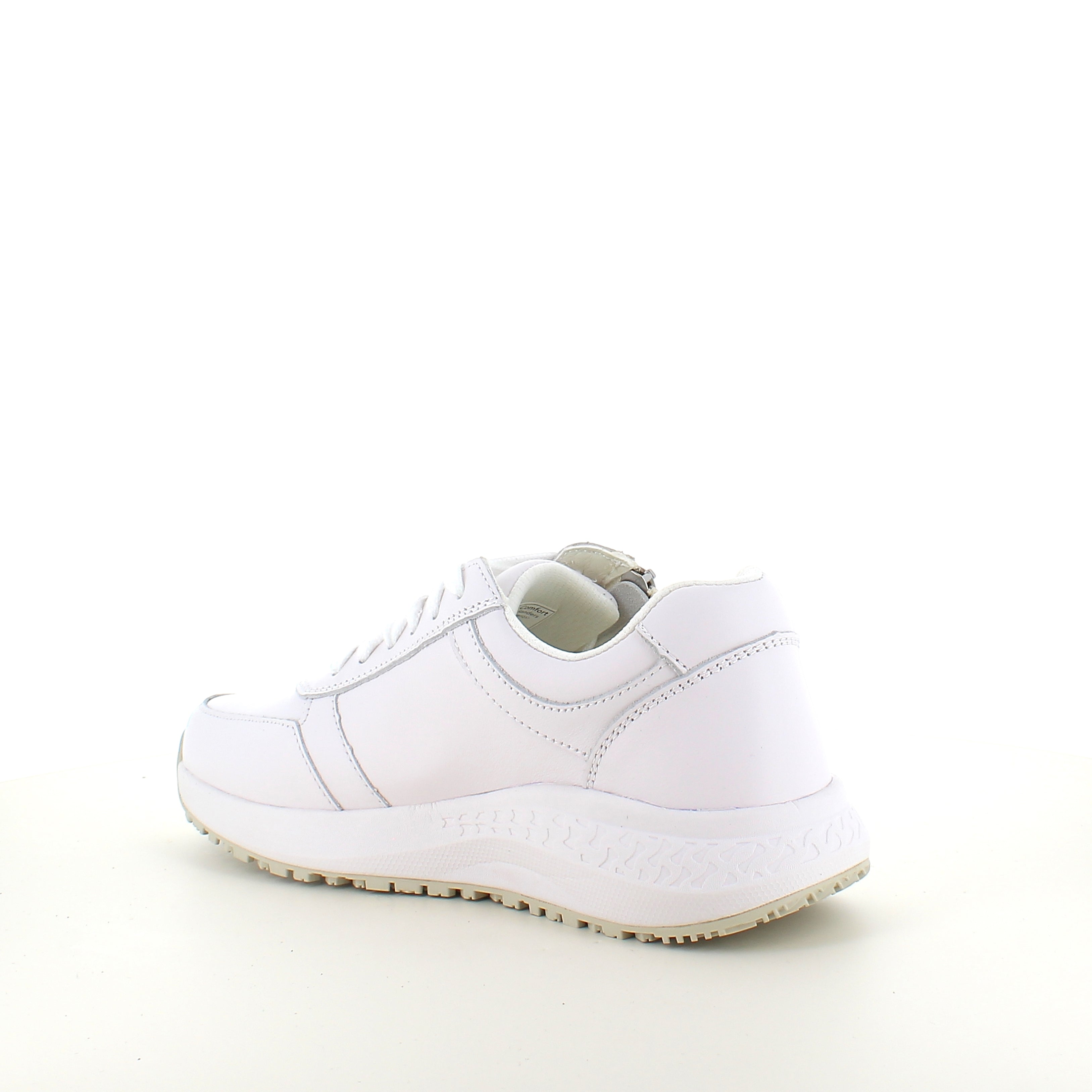 Zigga Zehra sneaker från Green Comfort – vit komfortsko i anilinskinn