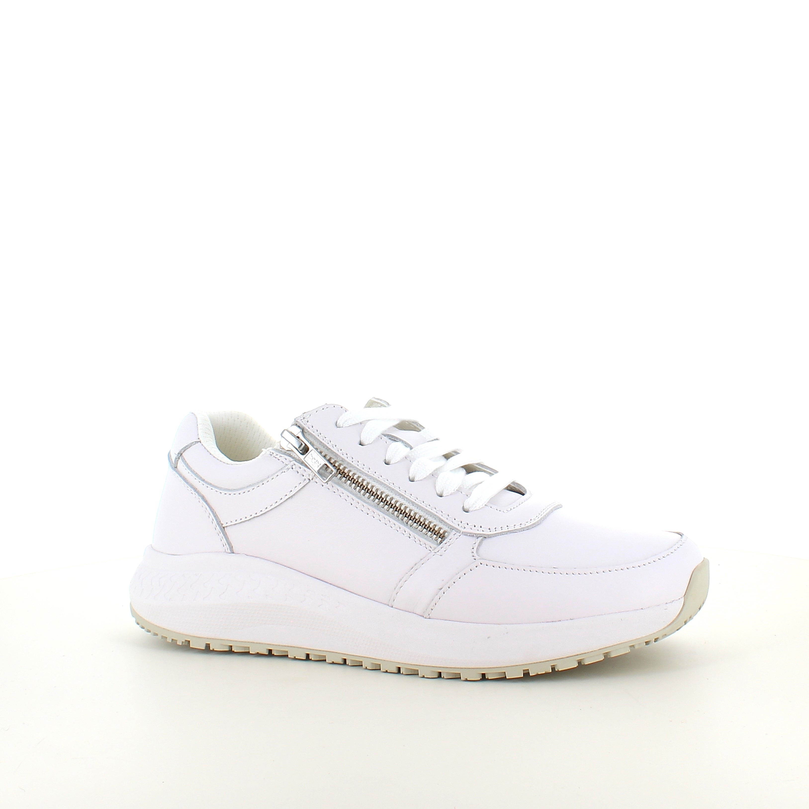 Zigga Zehra sneaker från Green Comfort – vit komfortsko i anilinskinn
