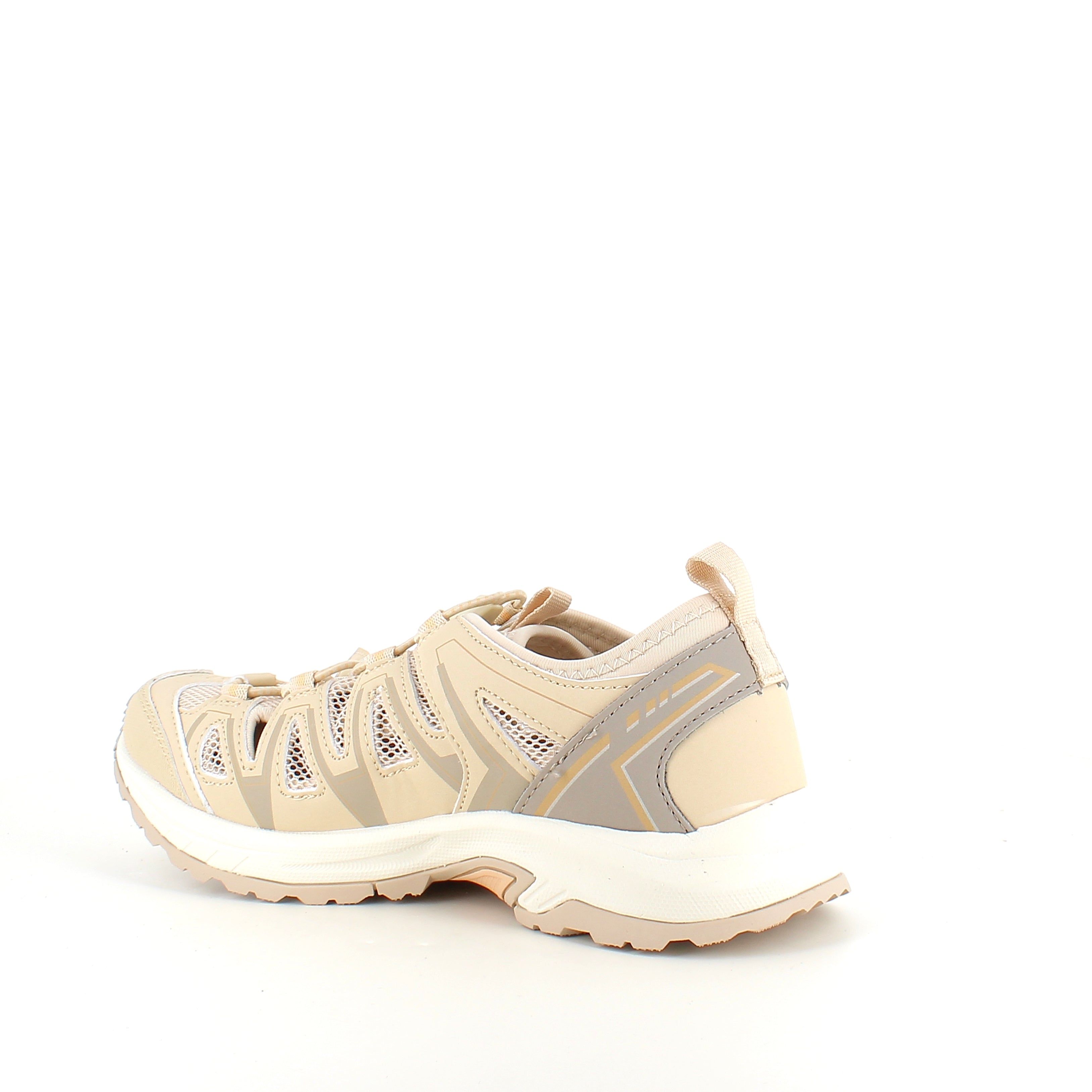 Whistler Puente W Shoe – Extra ventilerad sneaker i beige med elastisk snörning