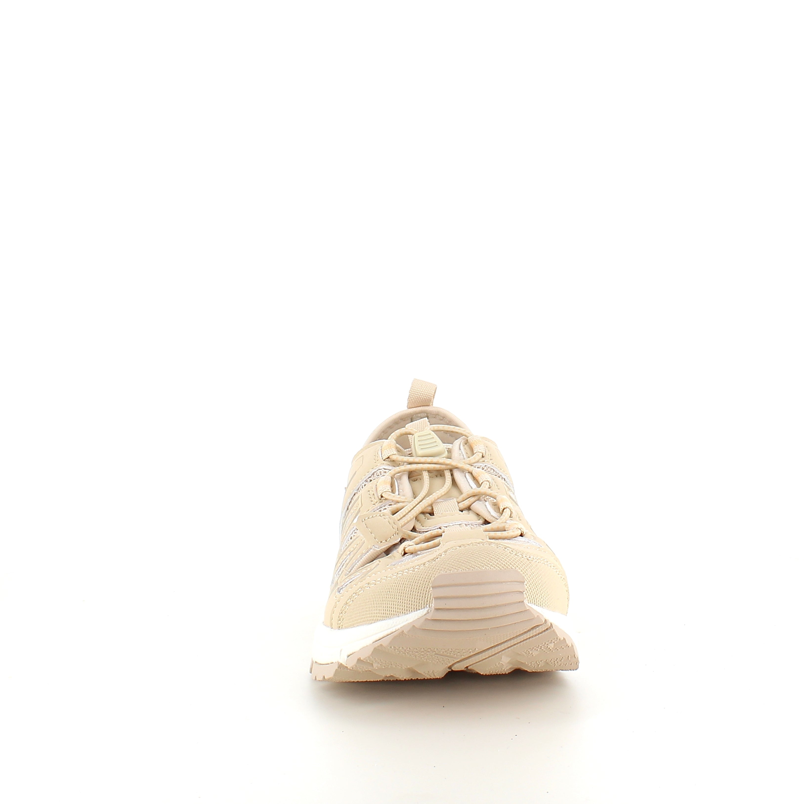 Whistler Puente W Shoe – Extra ventilerad sneaker i beige med elastisk snörning