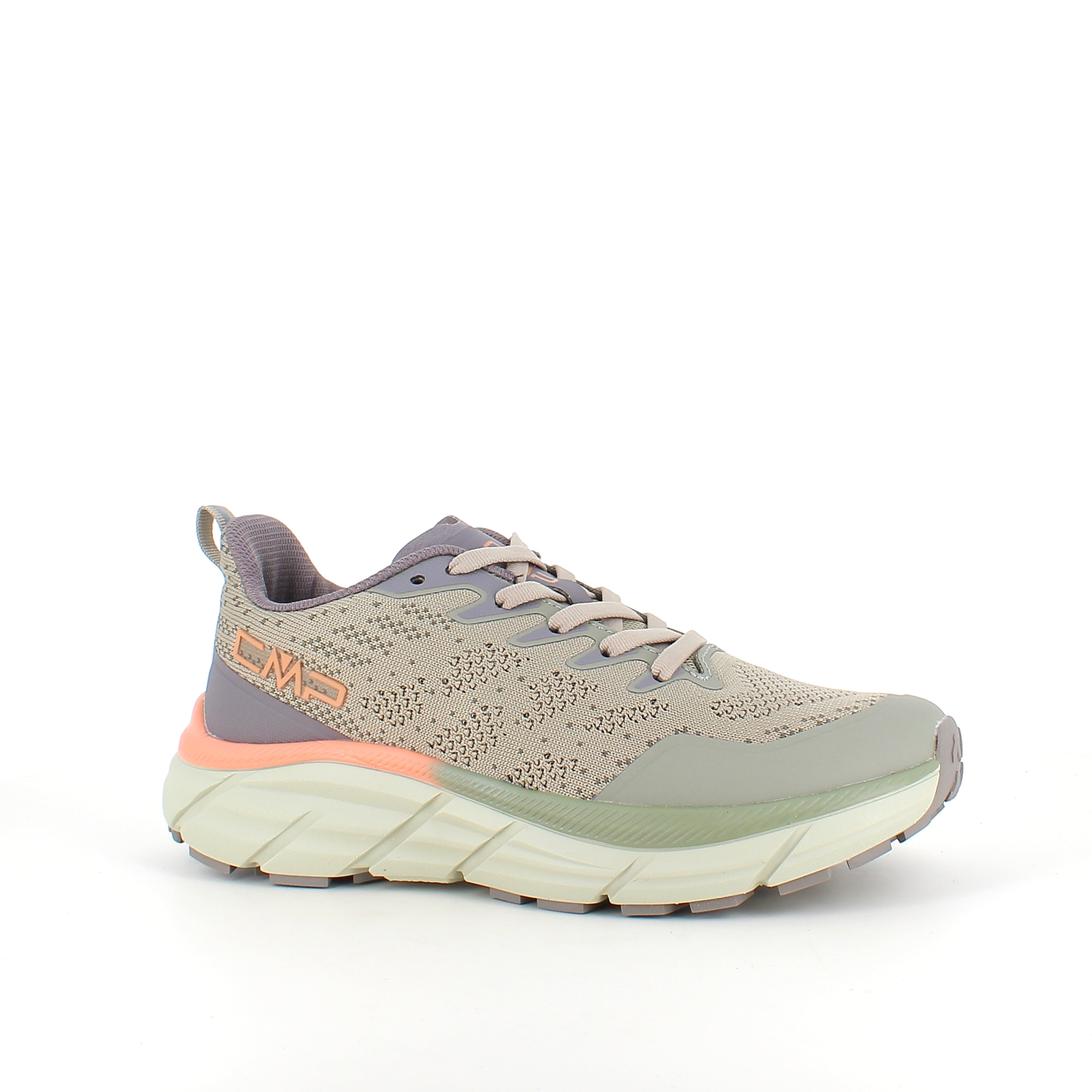 CMP Rahmsy Wmn Multifunctional Shoes – olivgrön med orange detalj vid hälen