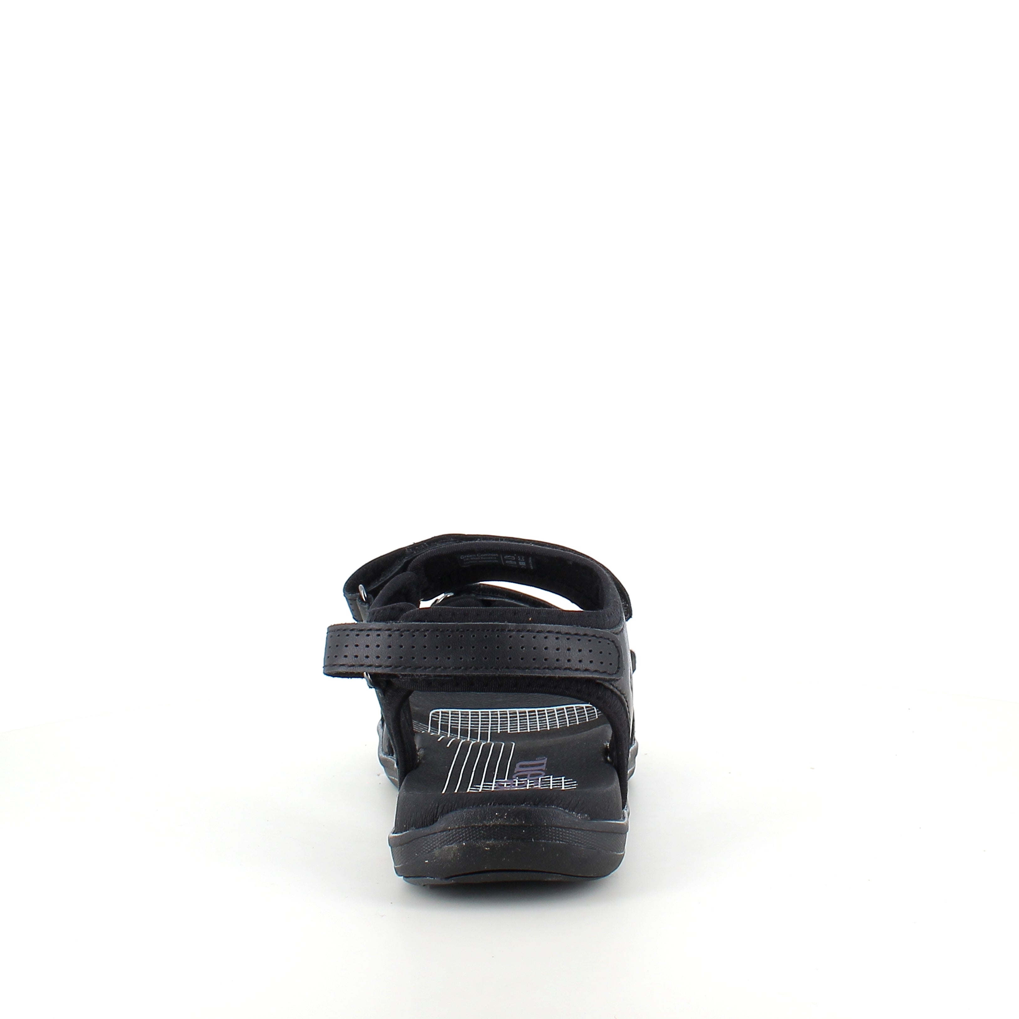 Green Comfort Corsica sandal – Svart