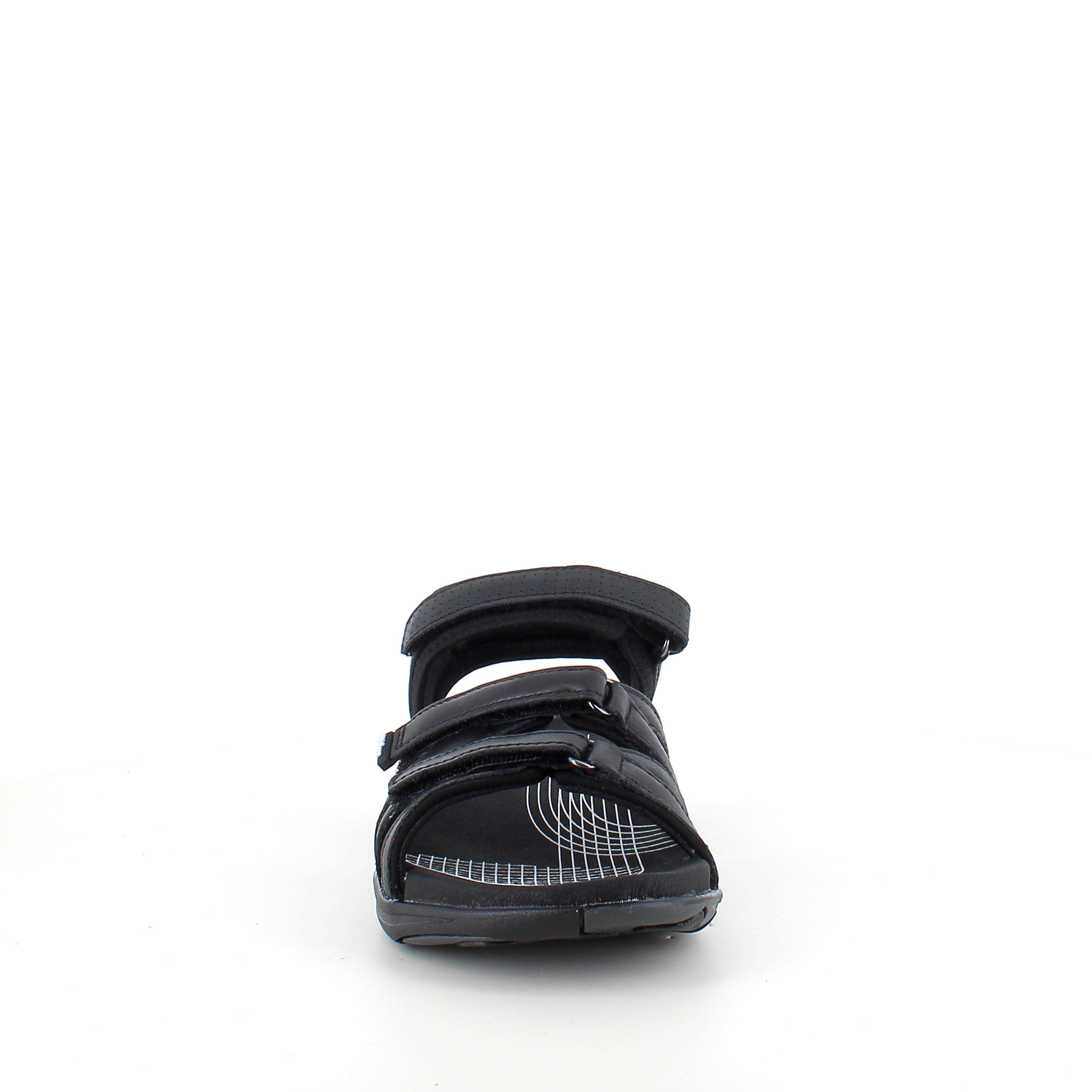 Green Comfort Corsica sandal – Svart