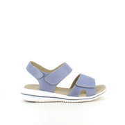 Green Comfort Leaf sandal – ljusblå sandal med kardborreband & EnergySole™