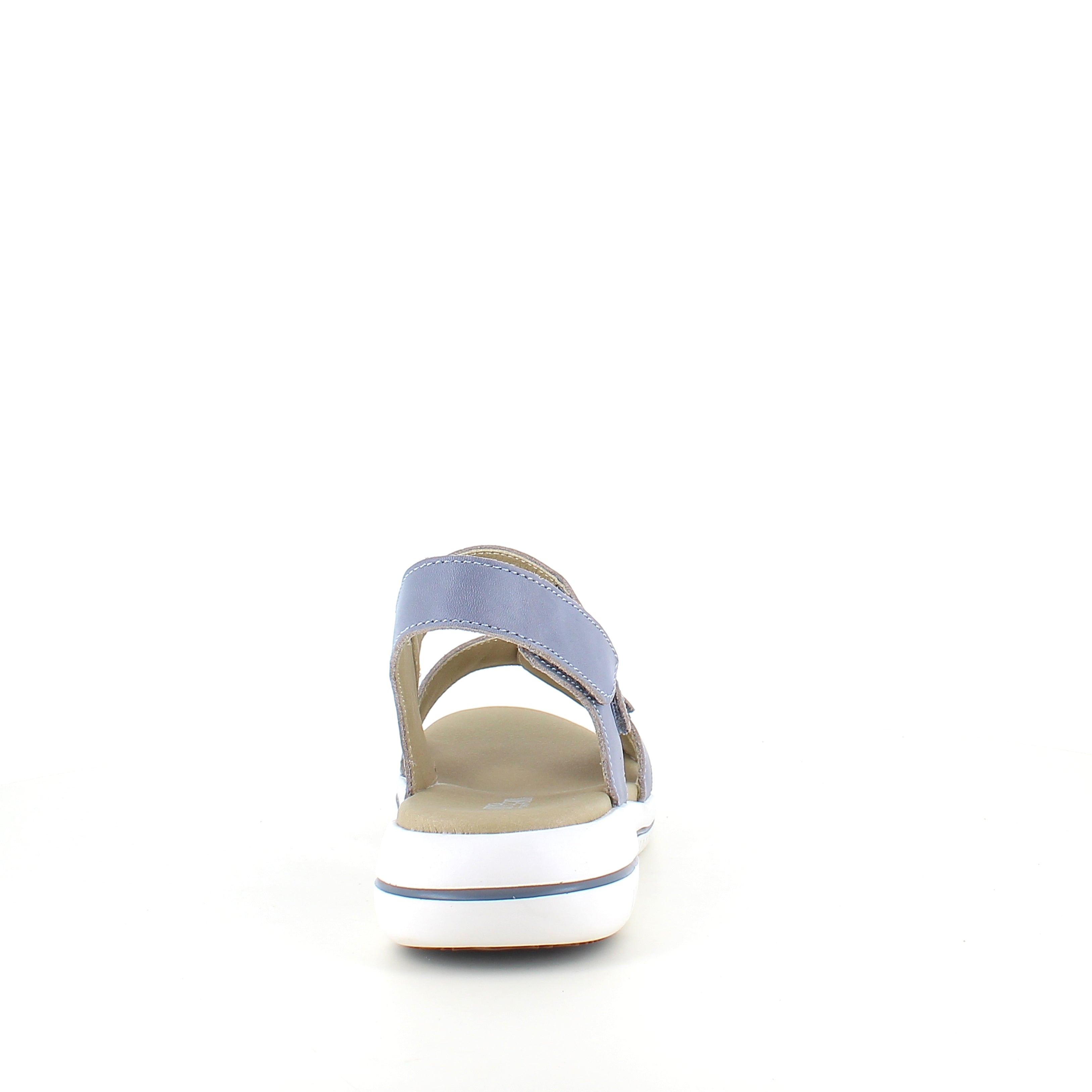 Green Comfort Leaf sandal – ljusblå sandal med kardborreband & EnergySole™