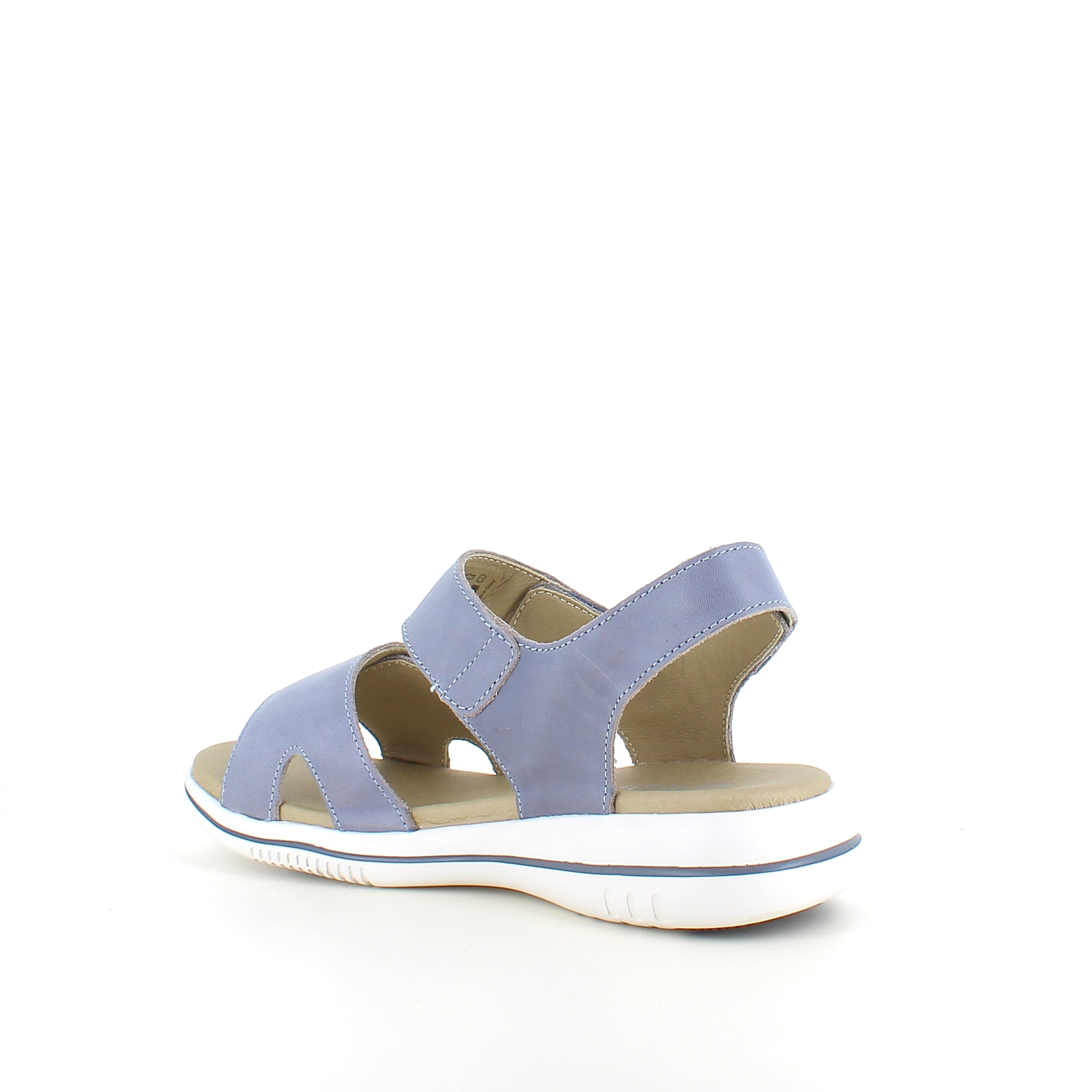Green Comfort Leaf sandal – ljusblå sandal med kardborreband & EnergySole™