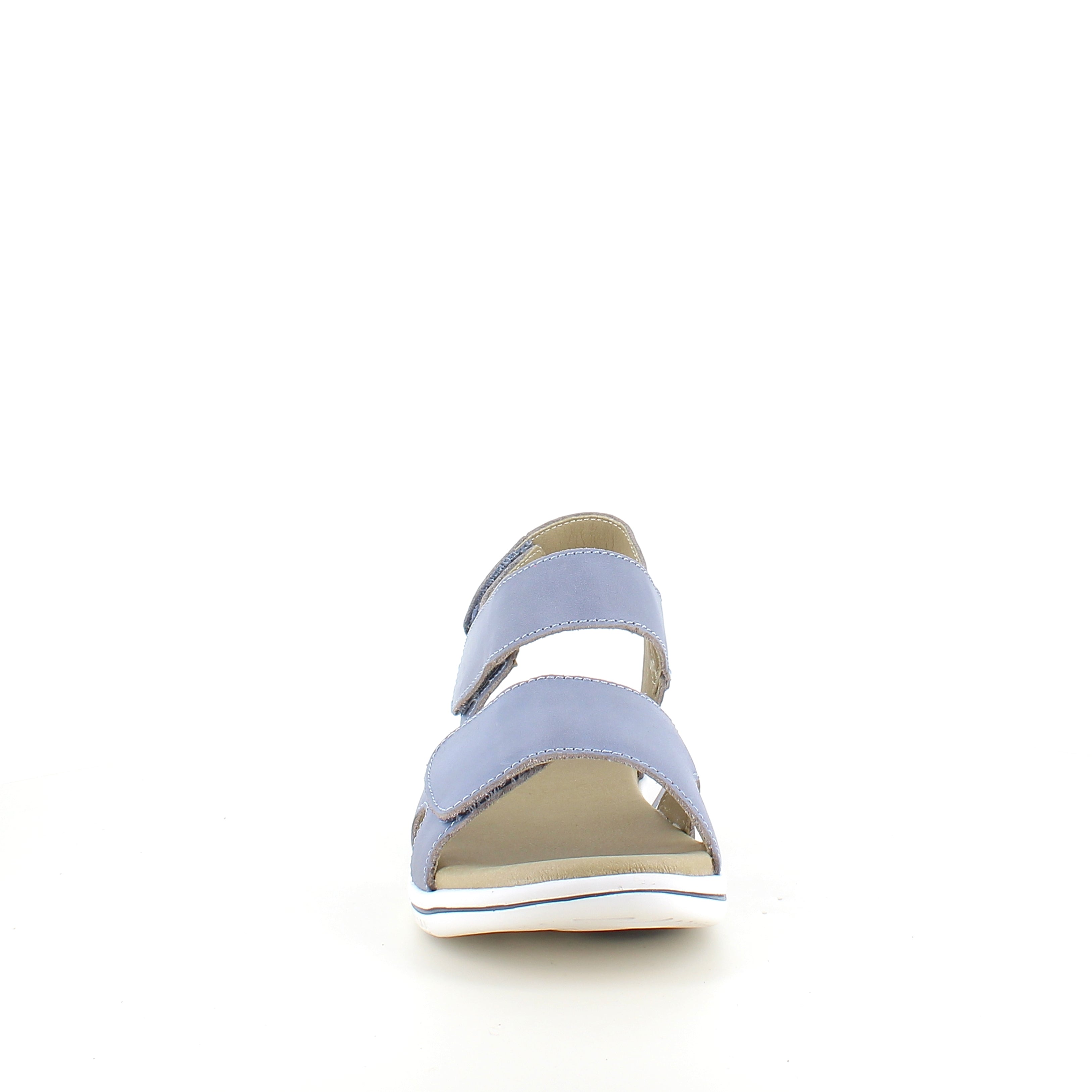 Green Comfort Leaf sandal – ljusblå sandal med kardborreband & EnergySole™