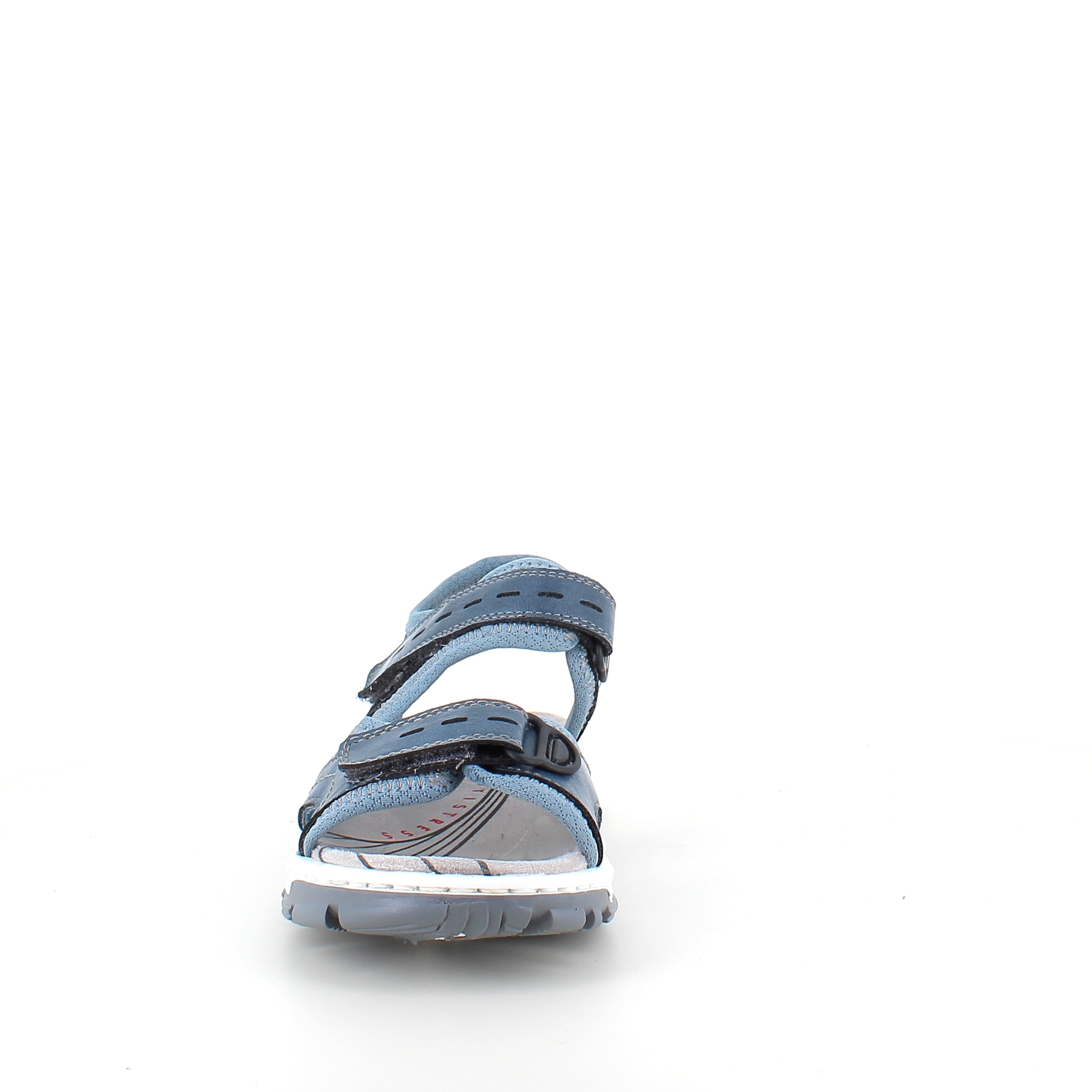 Rieker-sandal i blå – stötdämpande sandal med kardborre