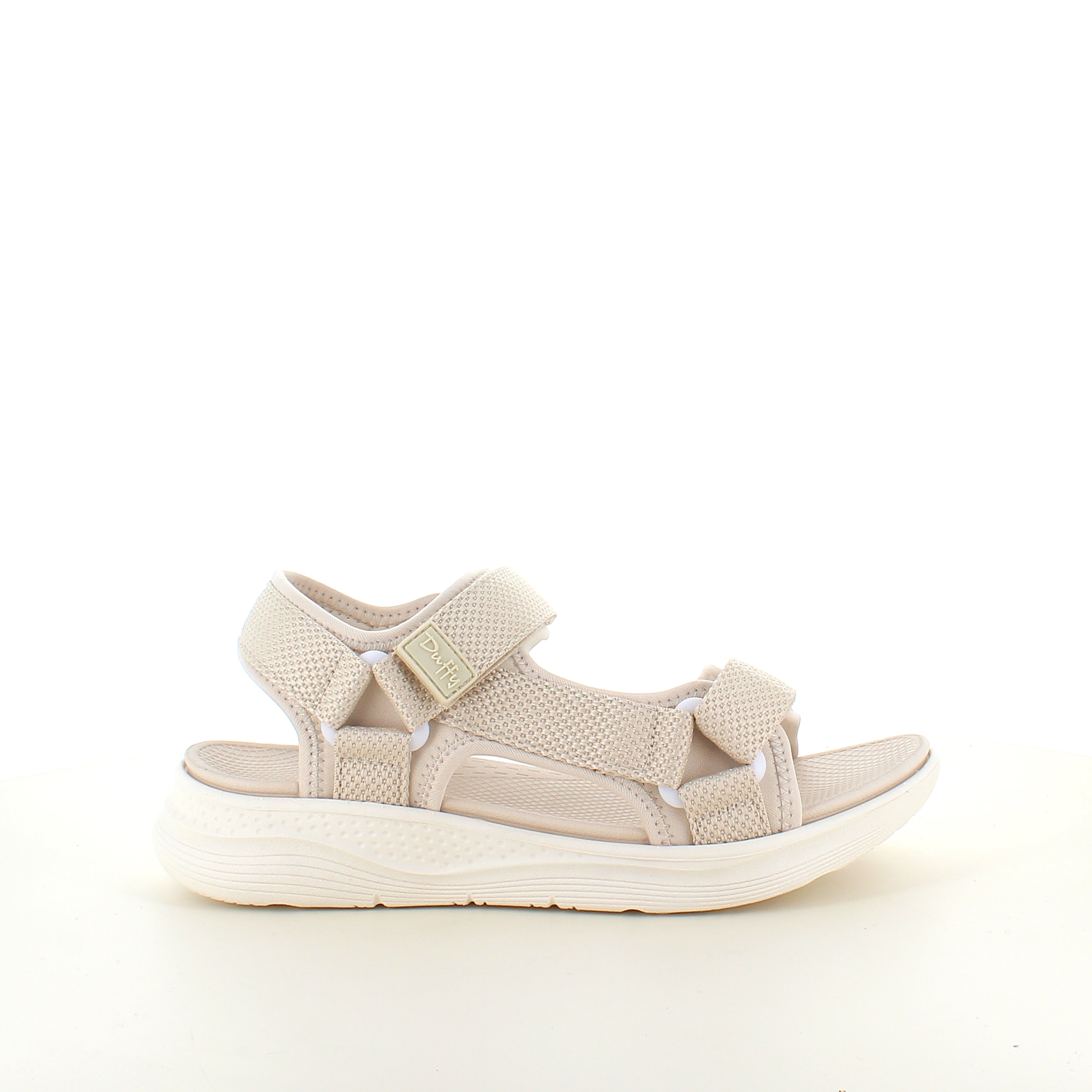 Bekväm sandal med justerbara remmar och lätt stötdämpning
