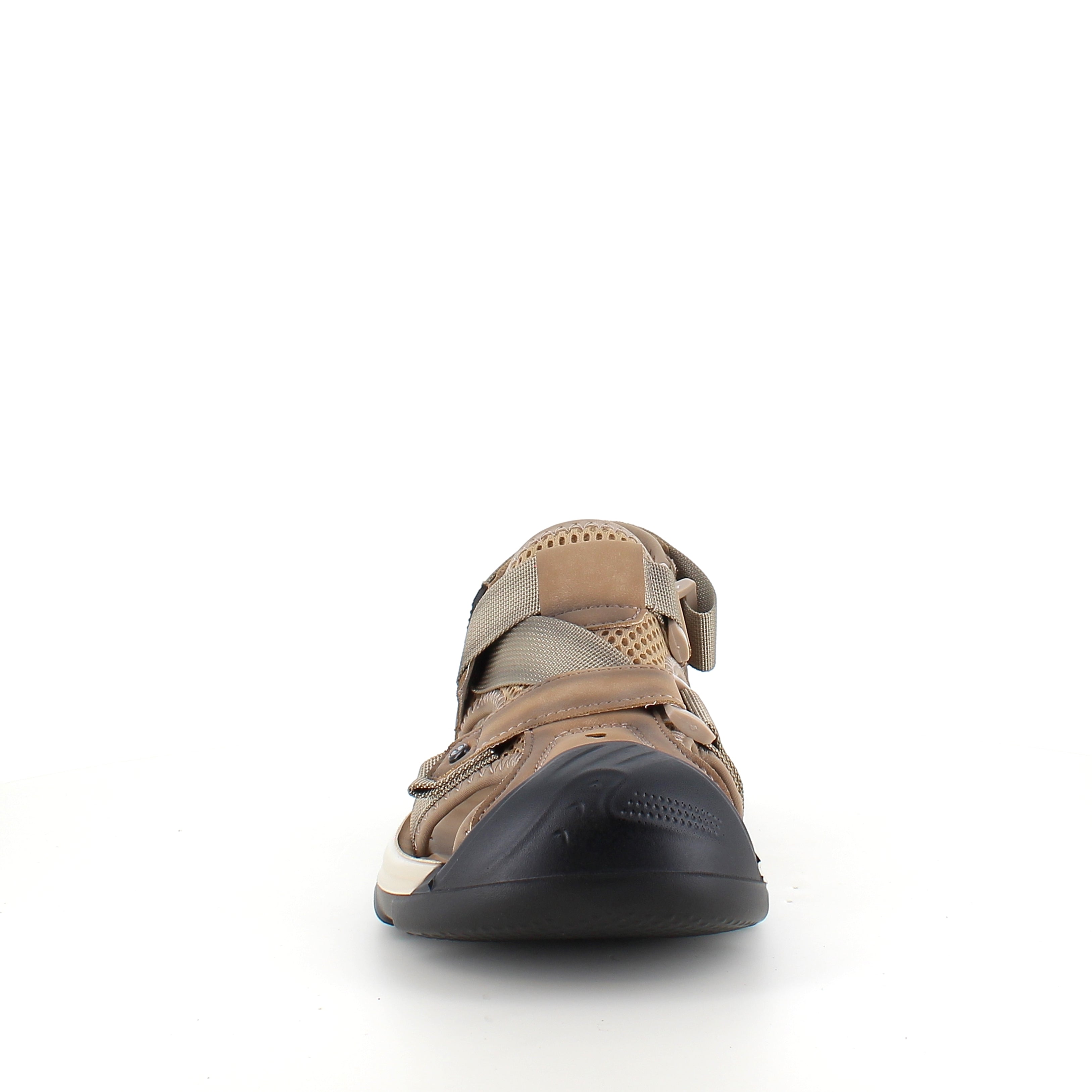 Norway Originals stängd herrsandal – brun softshellsandal med stimulerande innersula