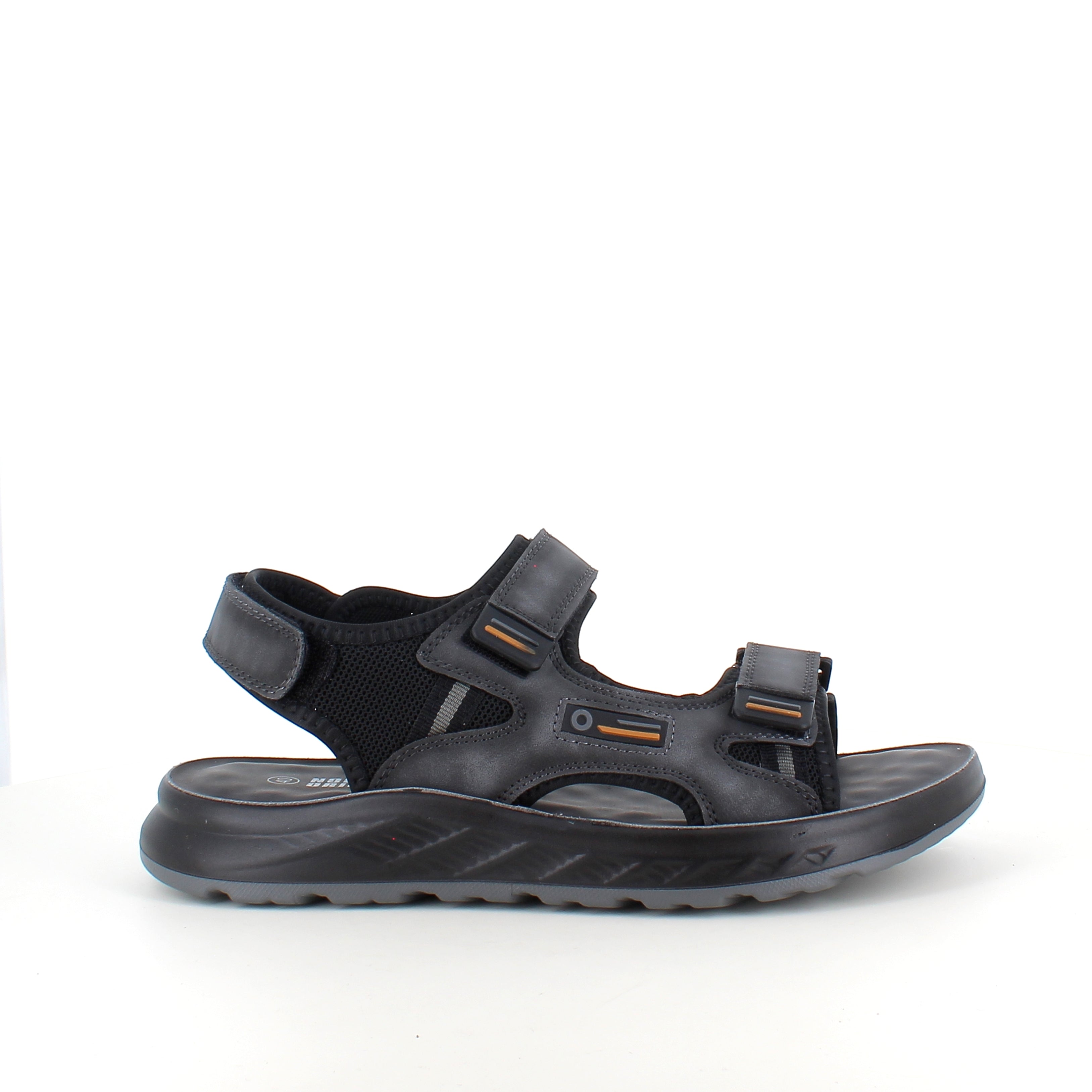 Öppen herrsandal med kardborreremmar – bekväm sandal med bra bredd