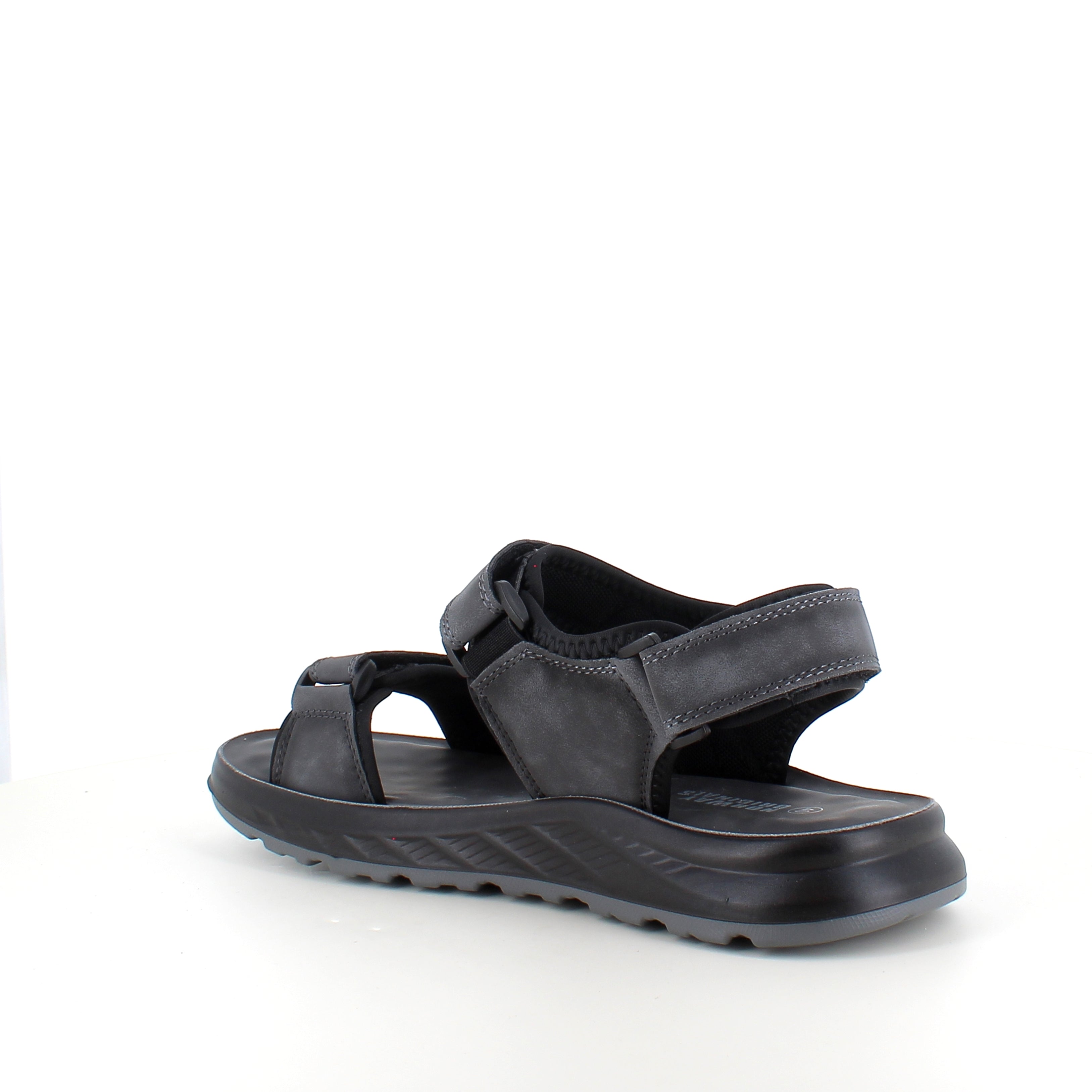 Öppen herrsandal med kardborreremmar – bekväm sandal med bra bredd